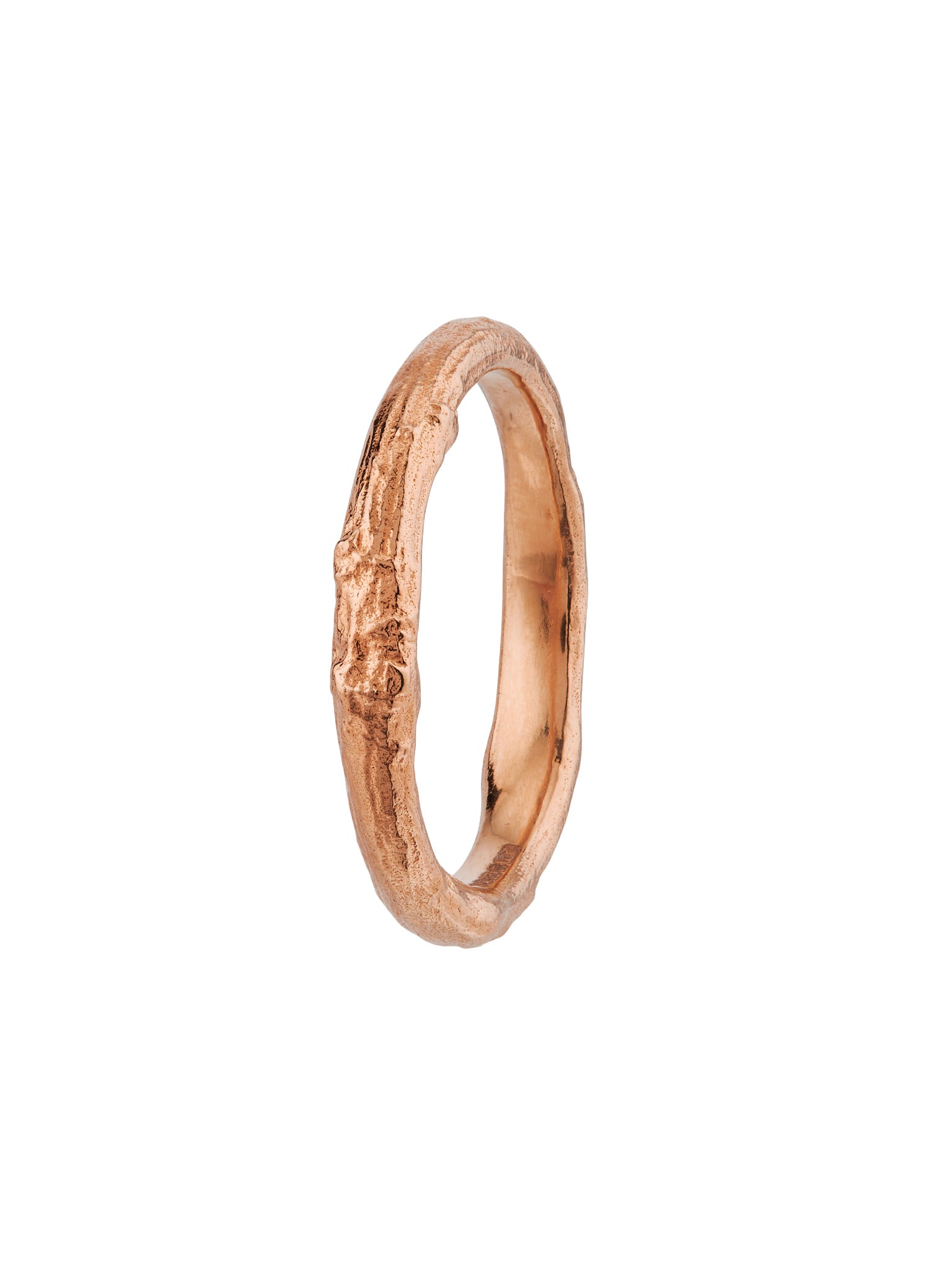 Oak Band 3mm - image 6 | 18ct rose gold