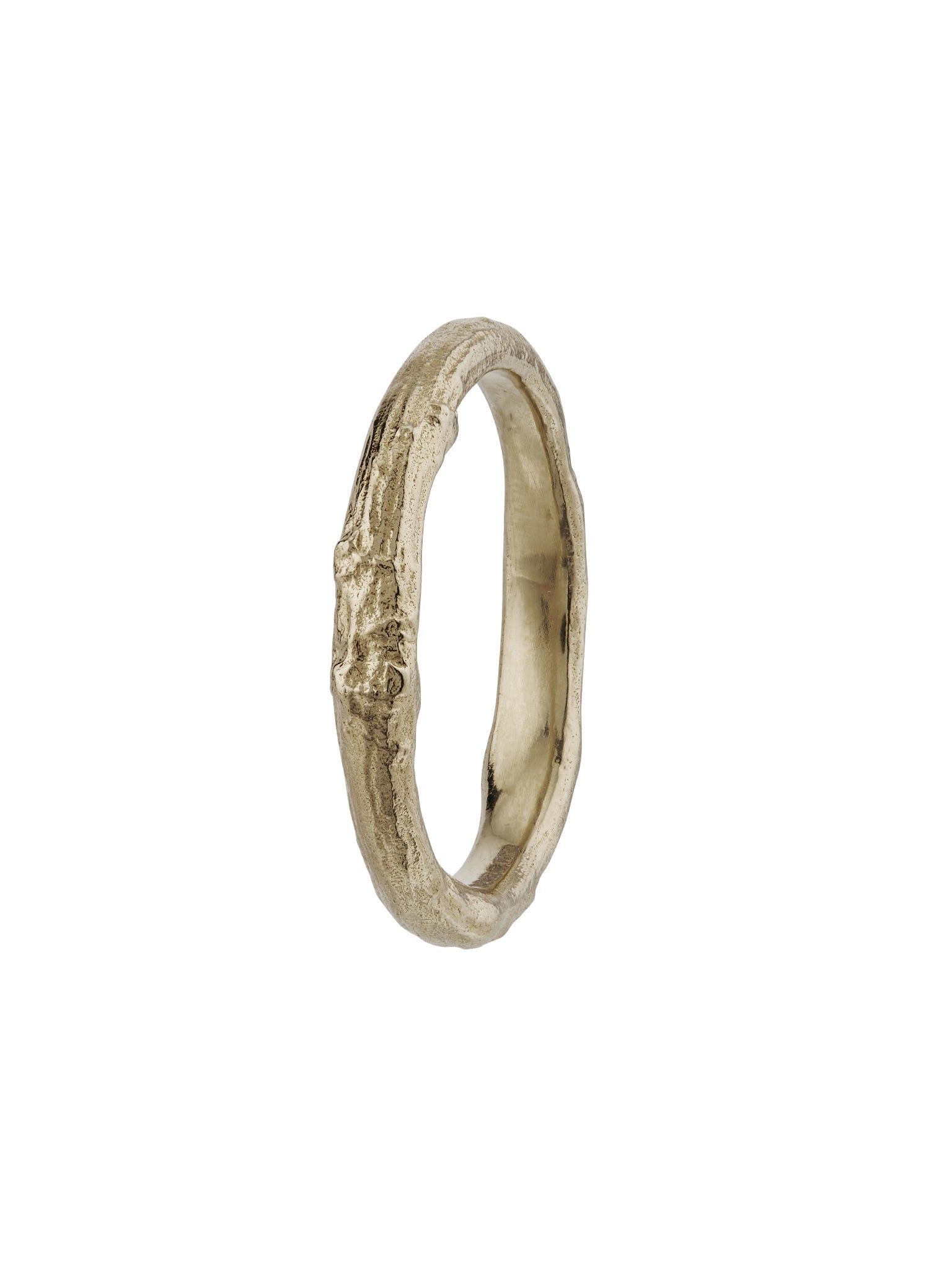 Oak Band 3mm - image 4 | 18ct white gold