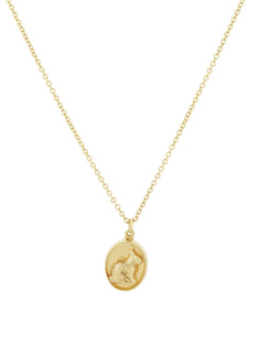 Rabbit Cameo Necklace