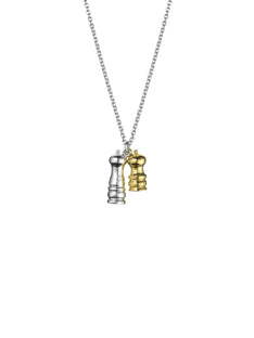 Salt & Pepper Mills Charm Necklace