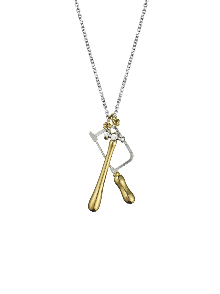 Jewellers Saw and Hammer Necklace