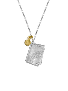 Map and Compass Necklace
