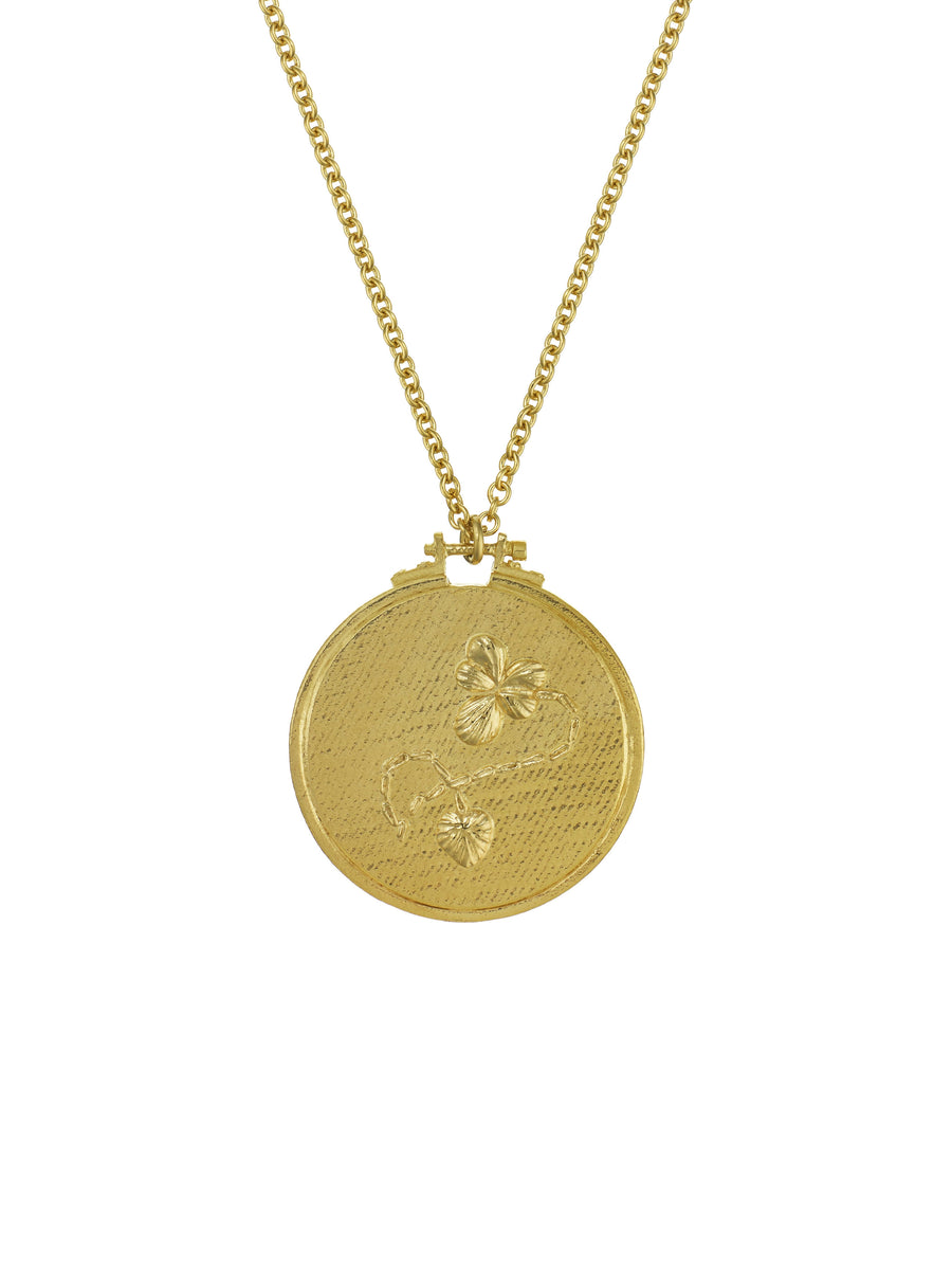 Embroidery Loop Necklace