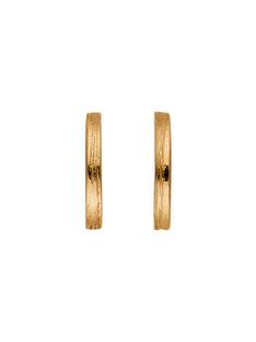 Fine Textured Mini Hoop Earrings
