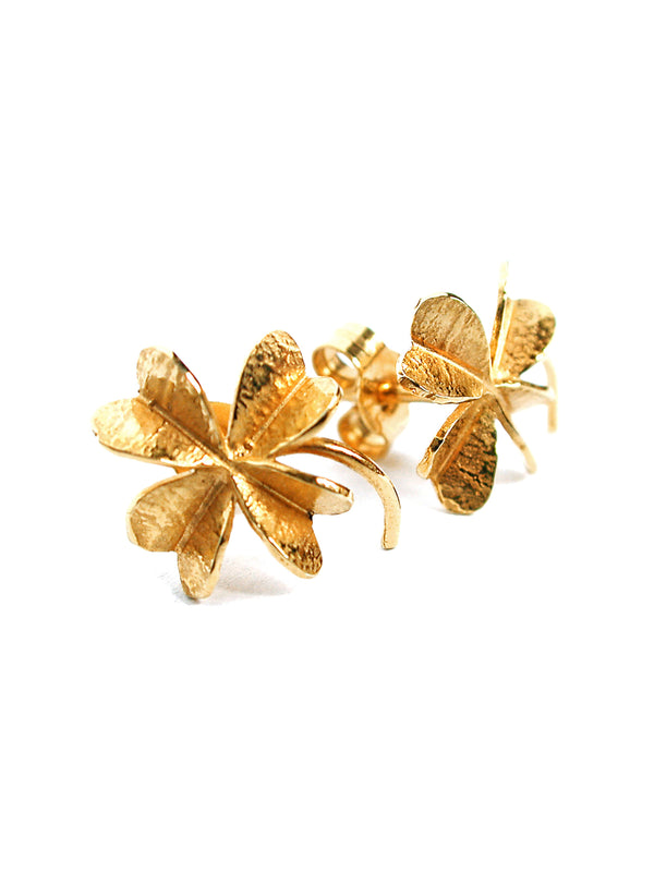 Lucky Clover Stud Earrings