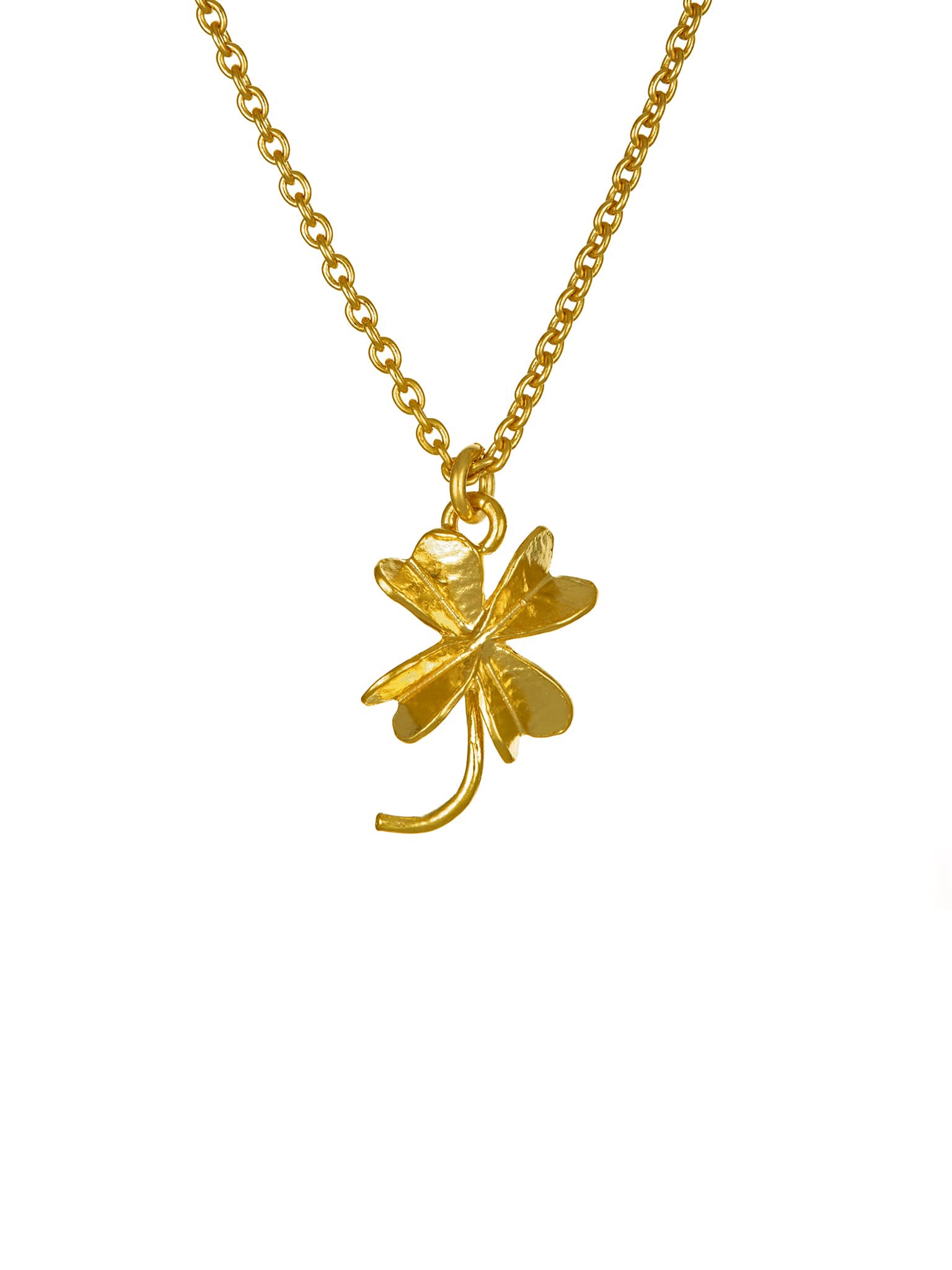 Lucky Clover Necklace - image 1 | gold plate