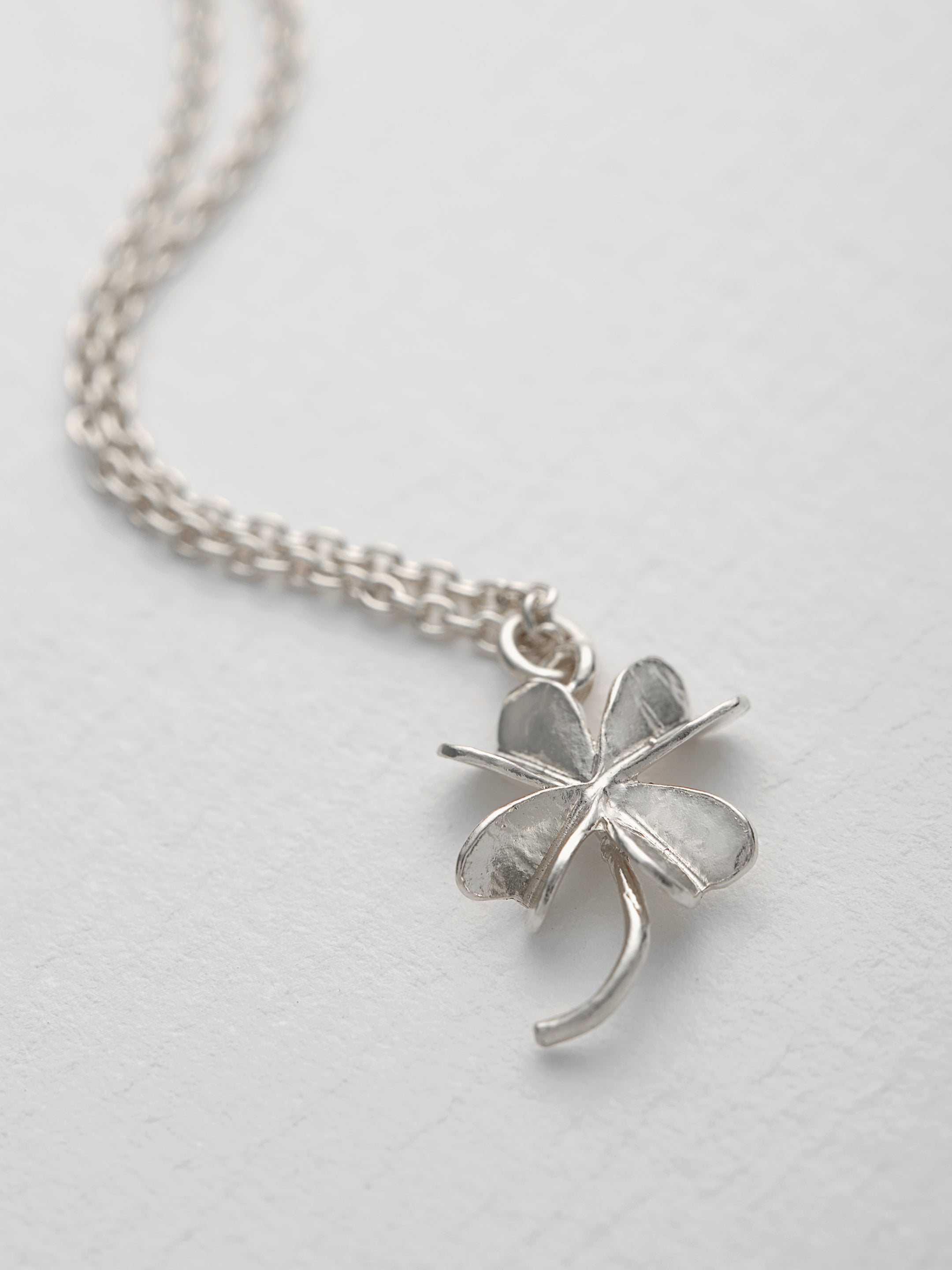 Lucky Clover Necklace - image 6 | silver