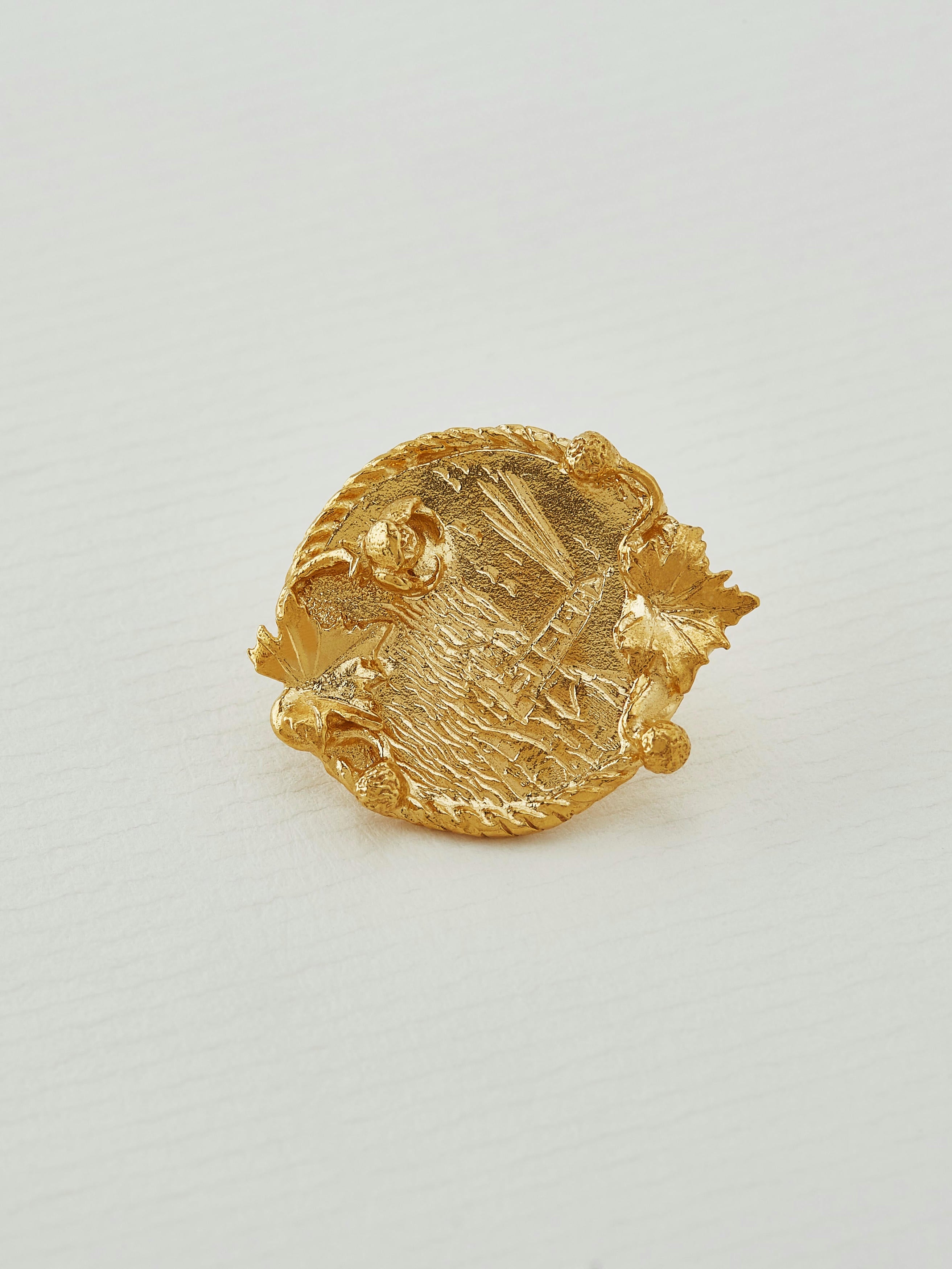 RNLI Coastal Scene Brooch - image 4 | gold plate