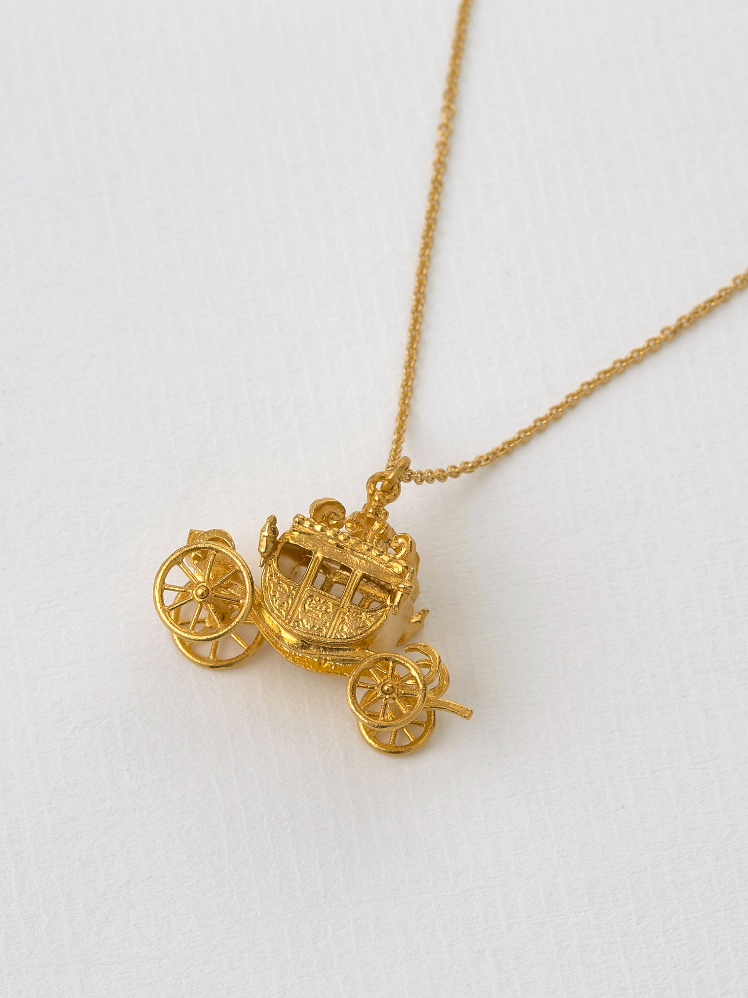Jubilee Carriage Necklace - image 3 | gold plate
