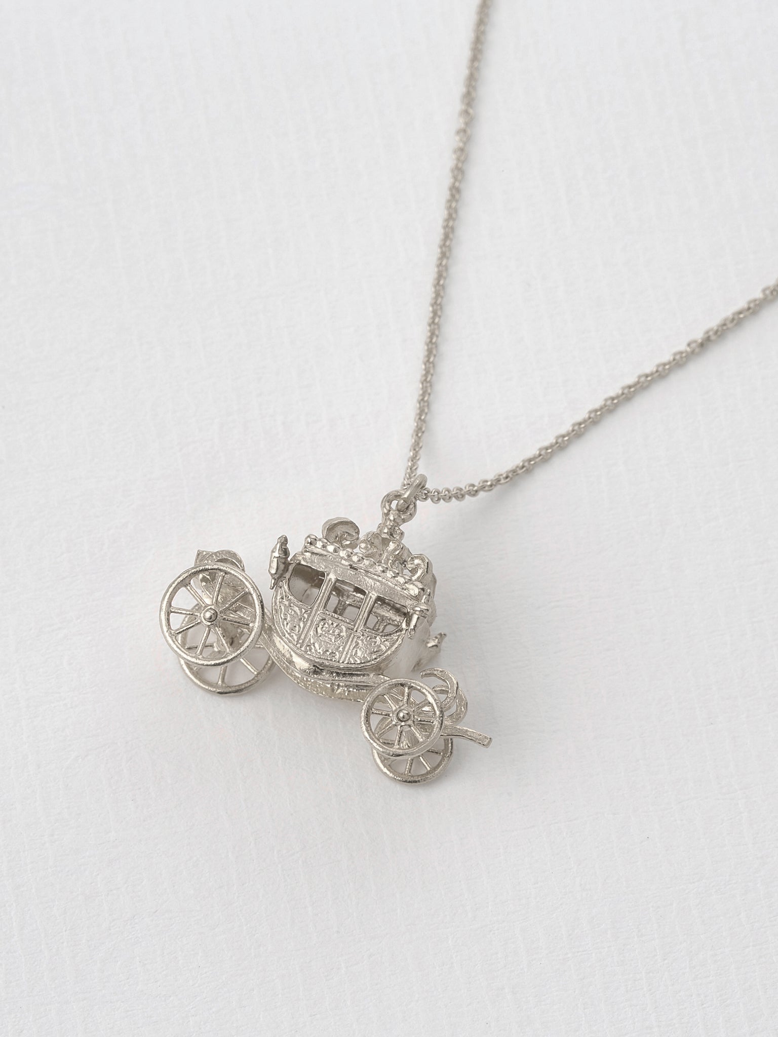 Jubilee Carriage Necklace - image 6 | silver