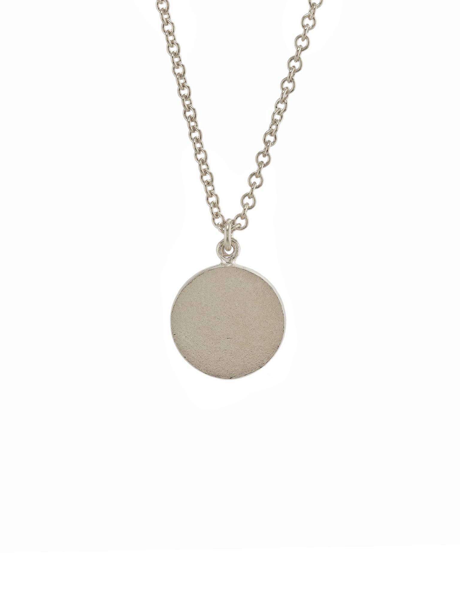 Iris Reversible Disc Green Tourmaline Necklace - image 6 | silver