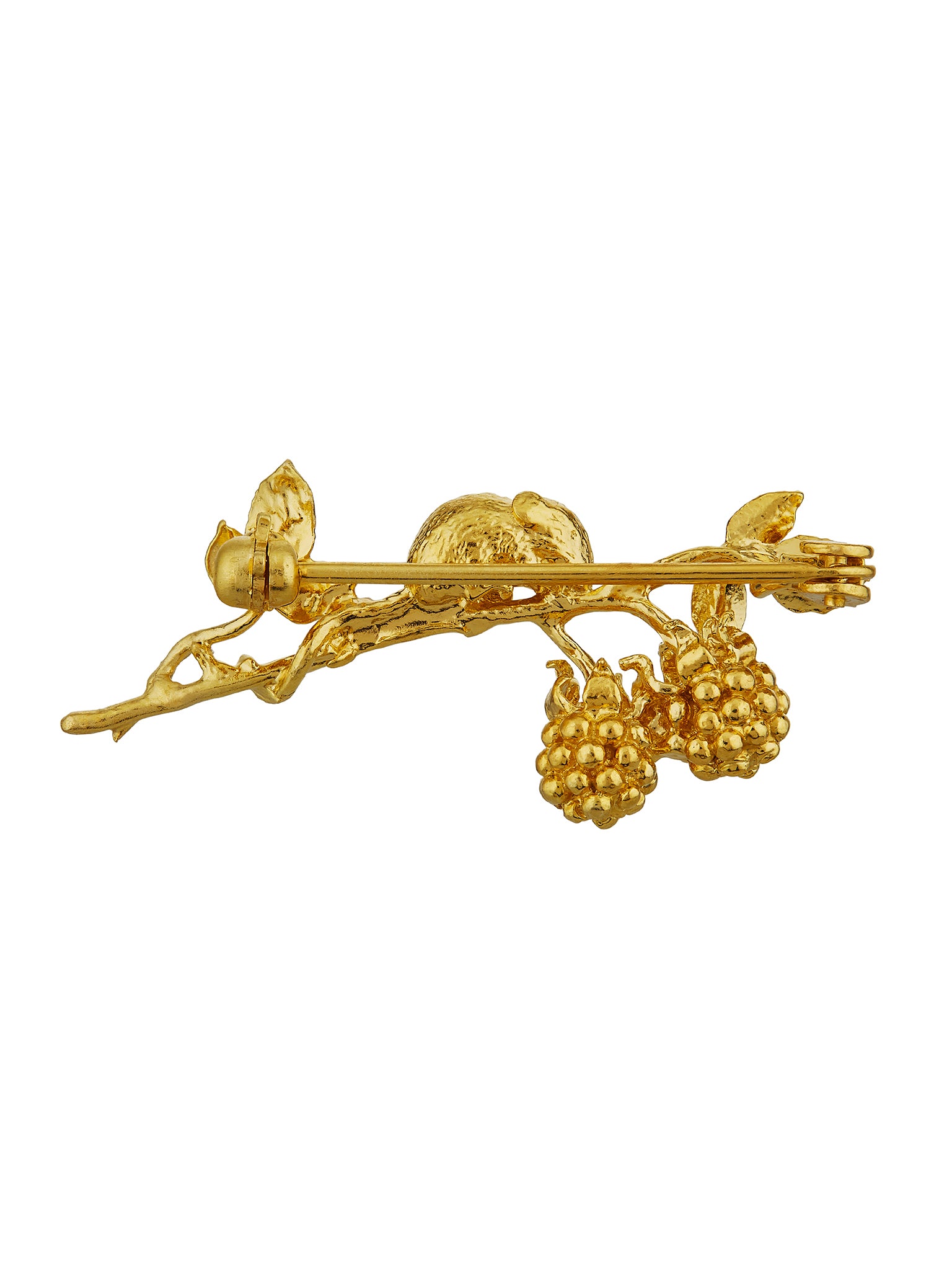 Harvest Mouse Brooch - image 4 | gold plate