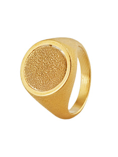 Medi Spinning Dome Signet Ring