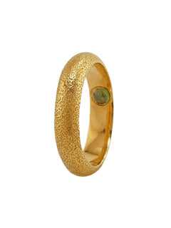 Hans D-Shape Hidden Green Tourmaline Ring