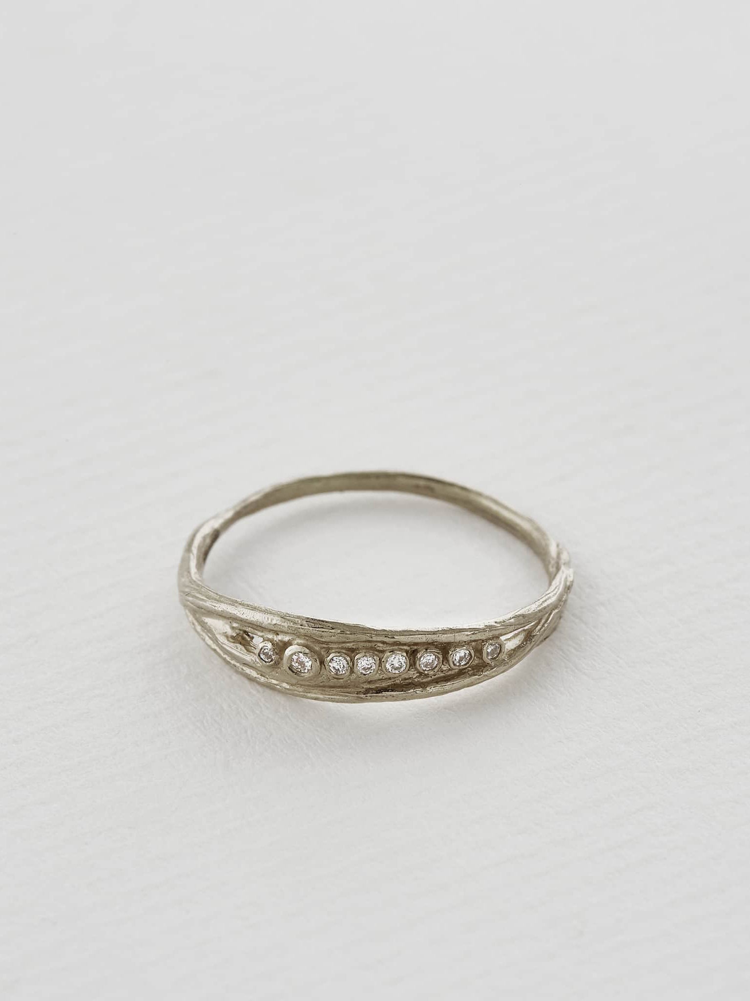 Half Eternity Papina Ring - image 5 | 18ct white gold