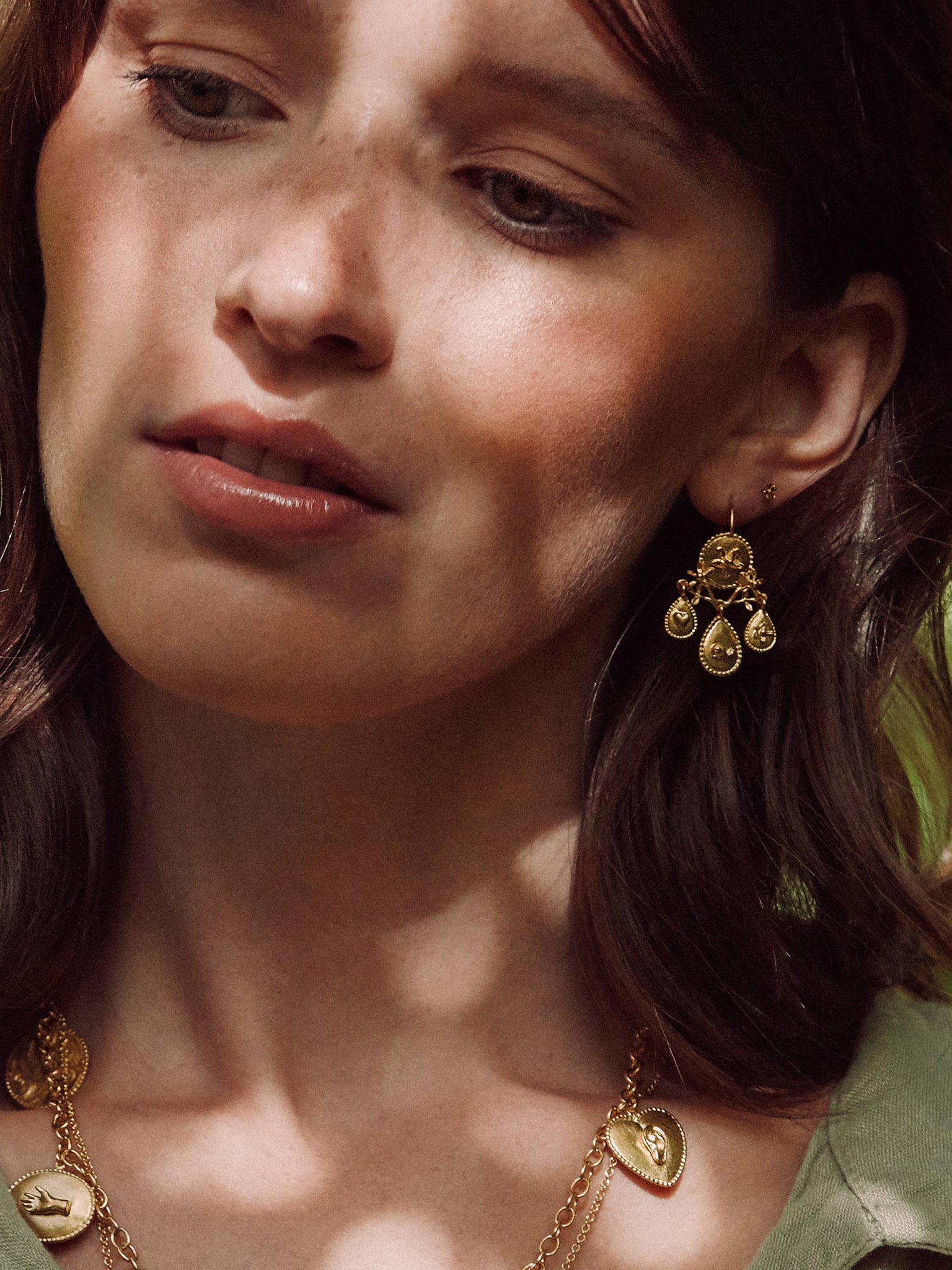 Gratitude for Nature Girandole Earrings - image 2
