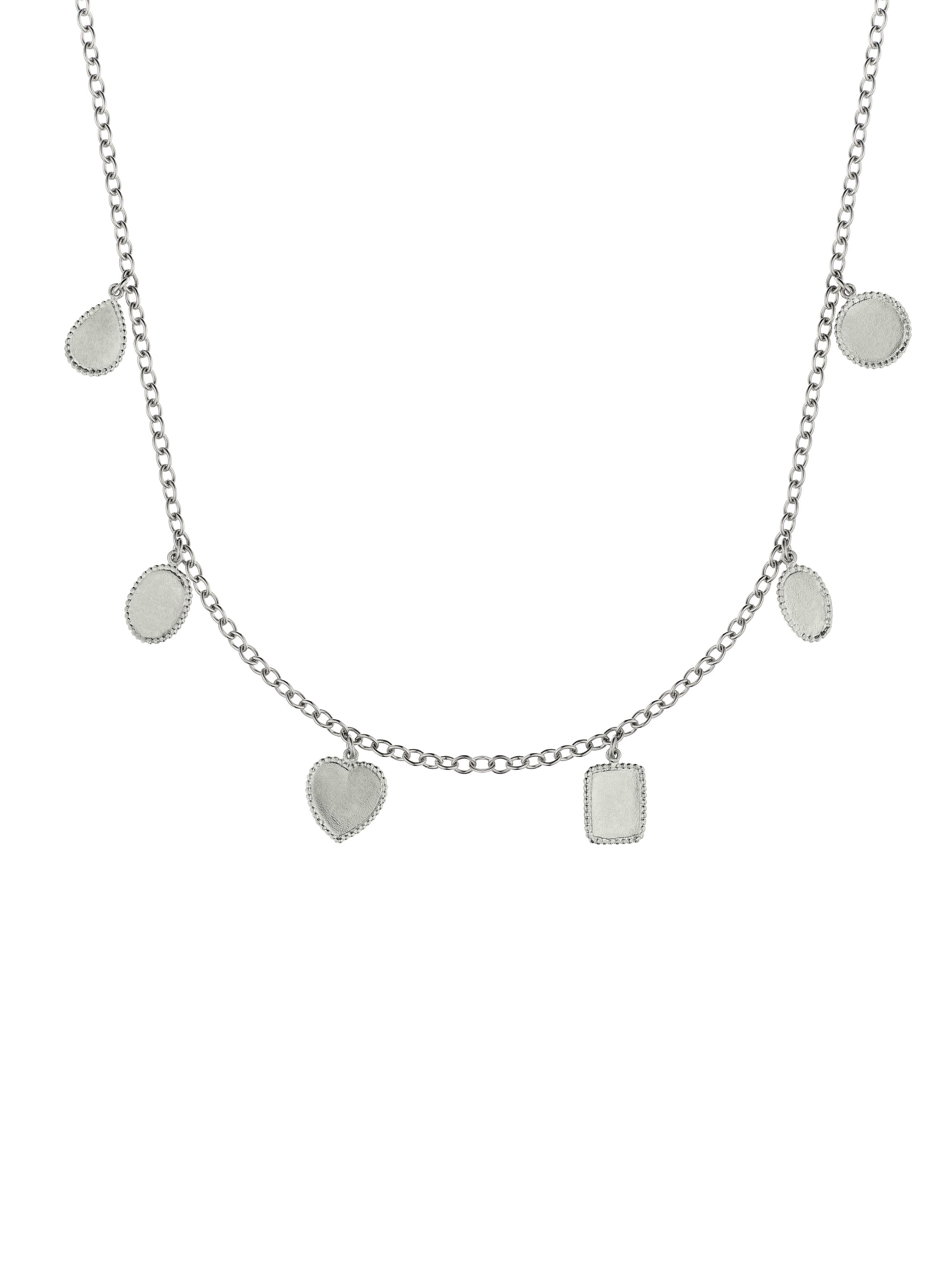 Gratitude for Nature Small Charm Necklace - image 7 | silver