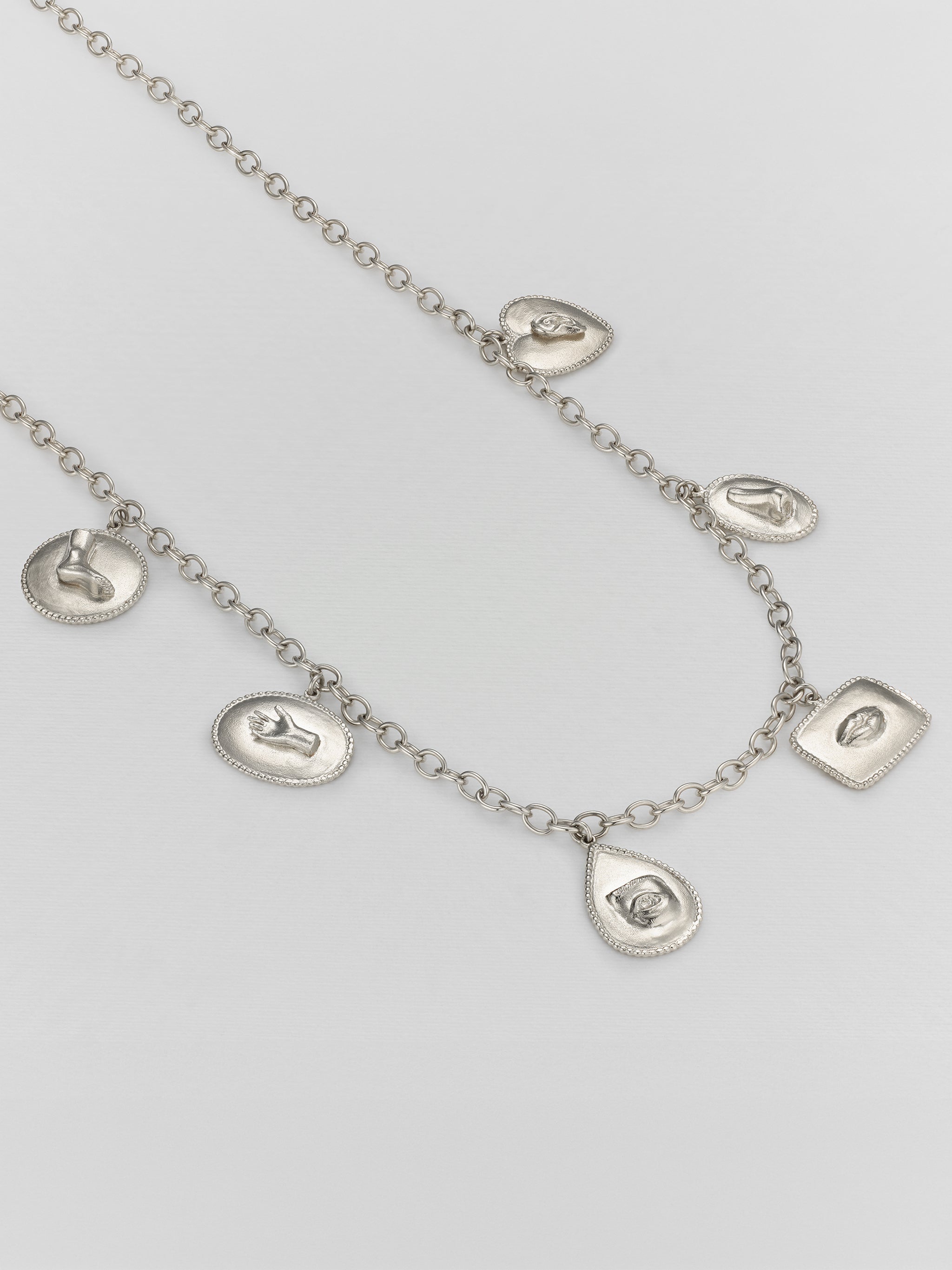 Sensory Devotion Large Charm Necklace - image 7 | silver