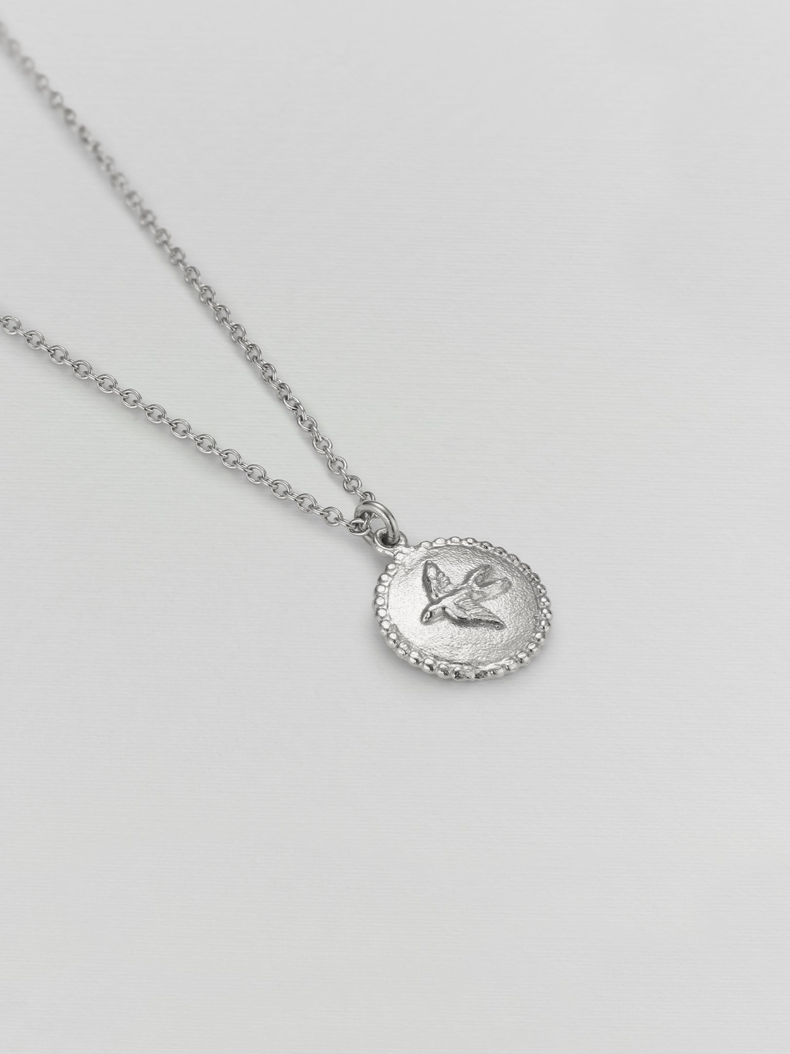 Small Ex-voto Swallow Necklace - image 6 | silver