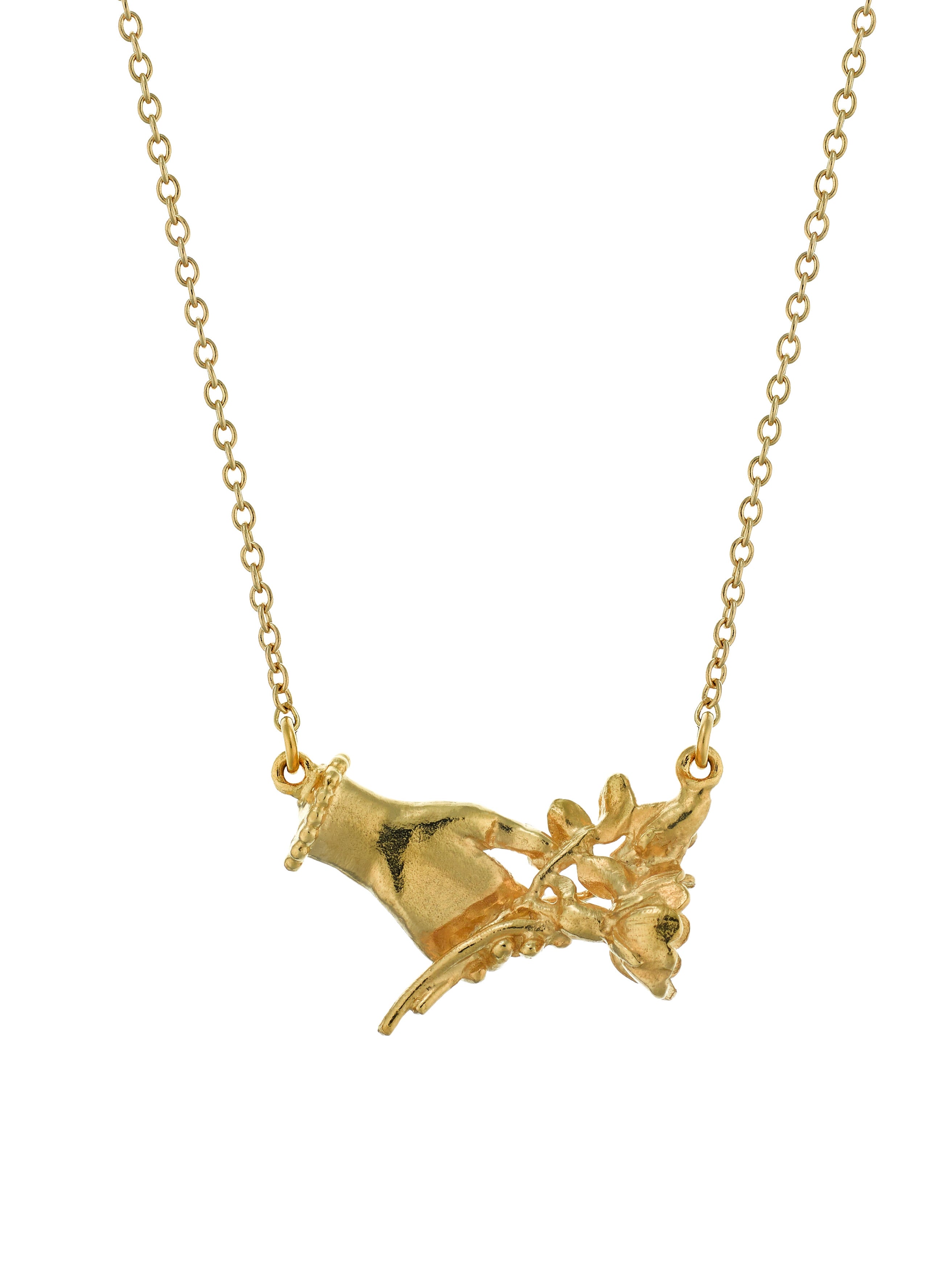 Gift of Flowers Inline Necklace - image 3 | gold plate