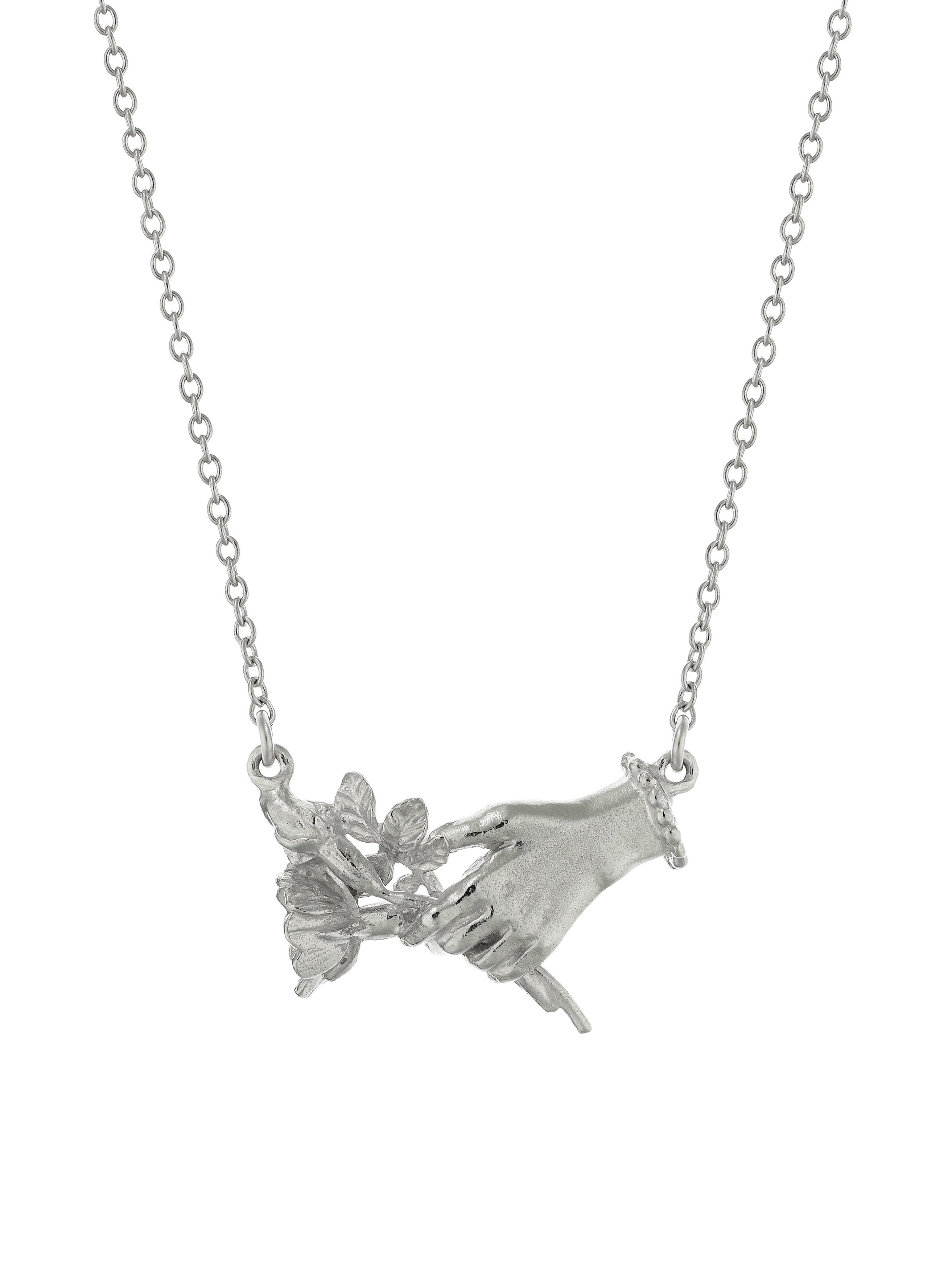 Gift of Flowers Inline Necklace - image 4 | silver