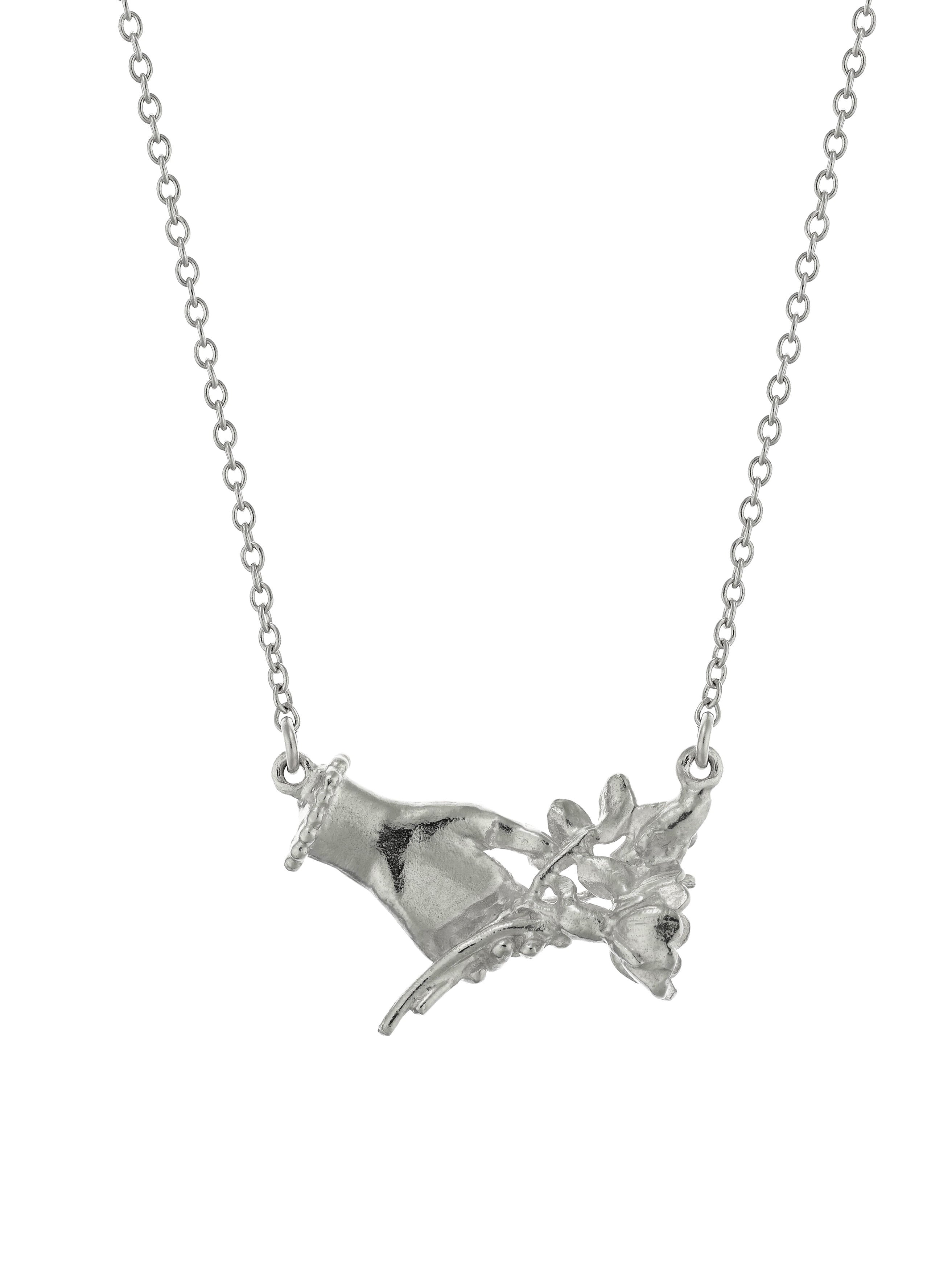 Gift of Flowers Inline Necklace - image 6 | silver