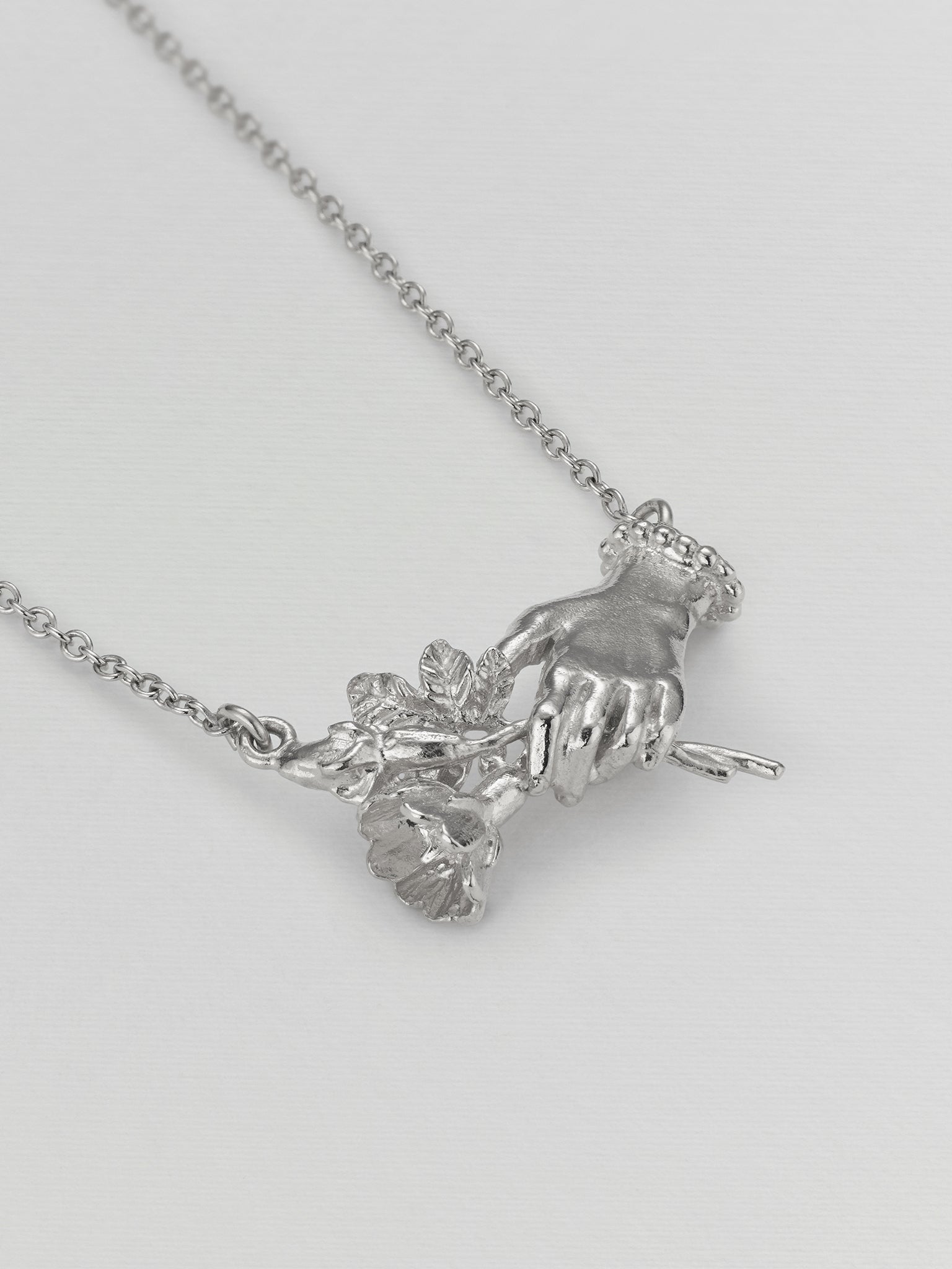 Gift of Flowers Inline Necklace - image 5 | silver