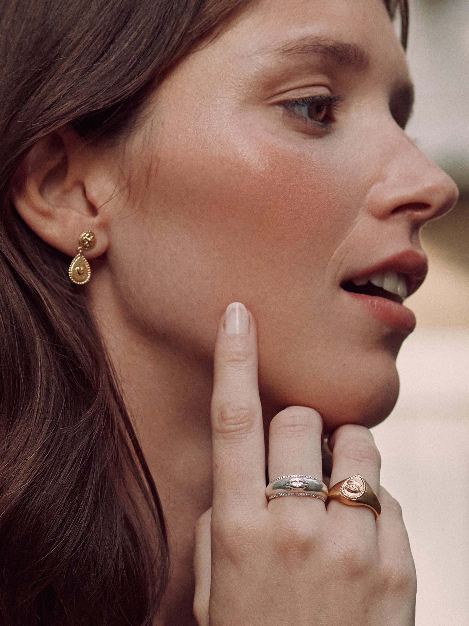 Sense of Taste Lips Bombe Ring - image 5