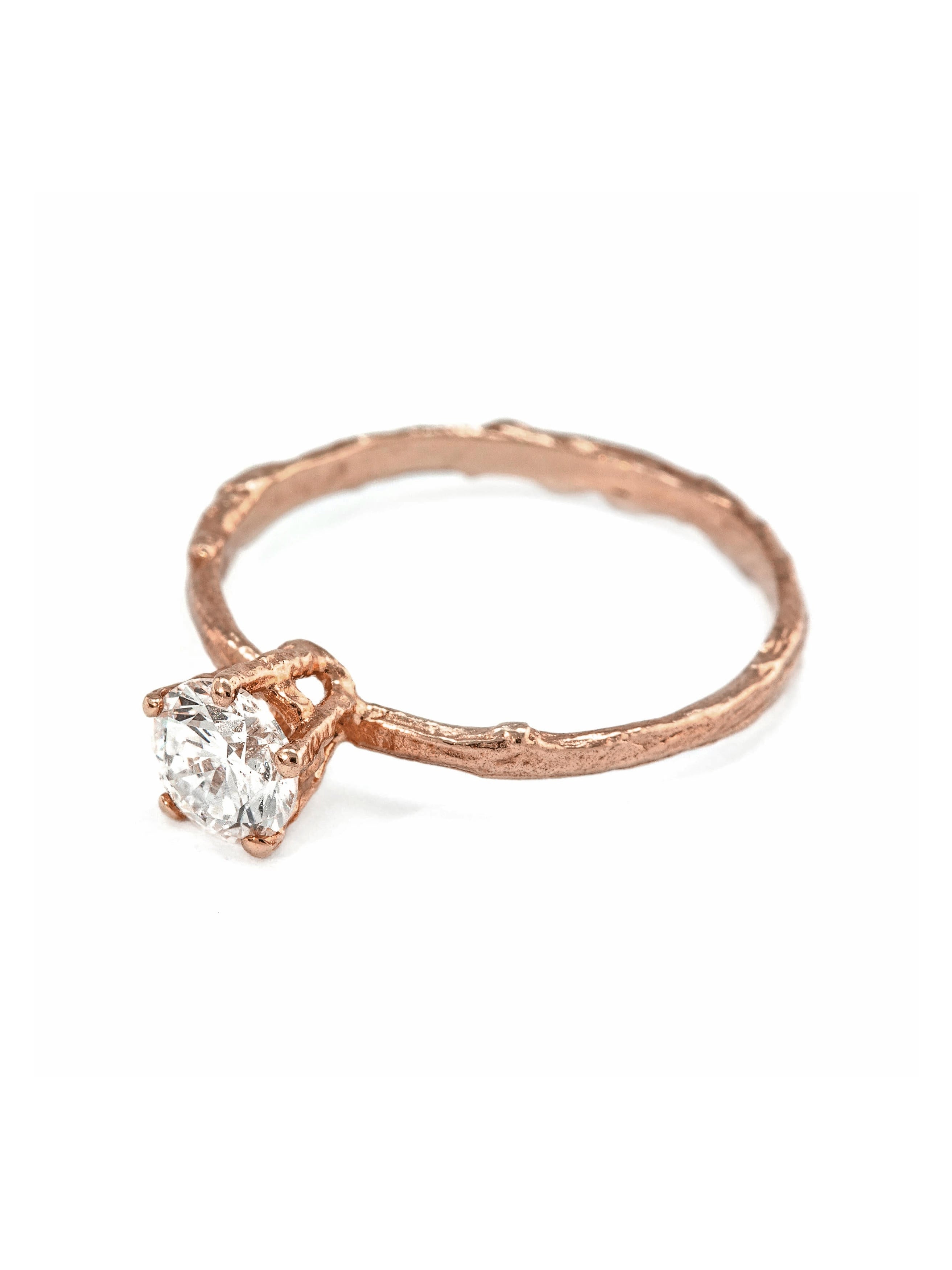 5mm Diamond Eyebright Ring - image 3 | 18ct rose gold