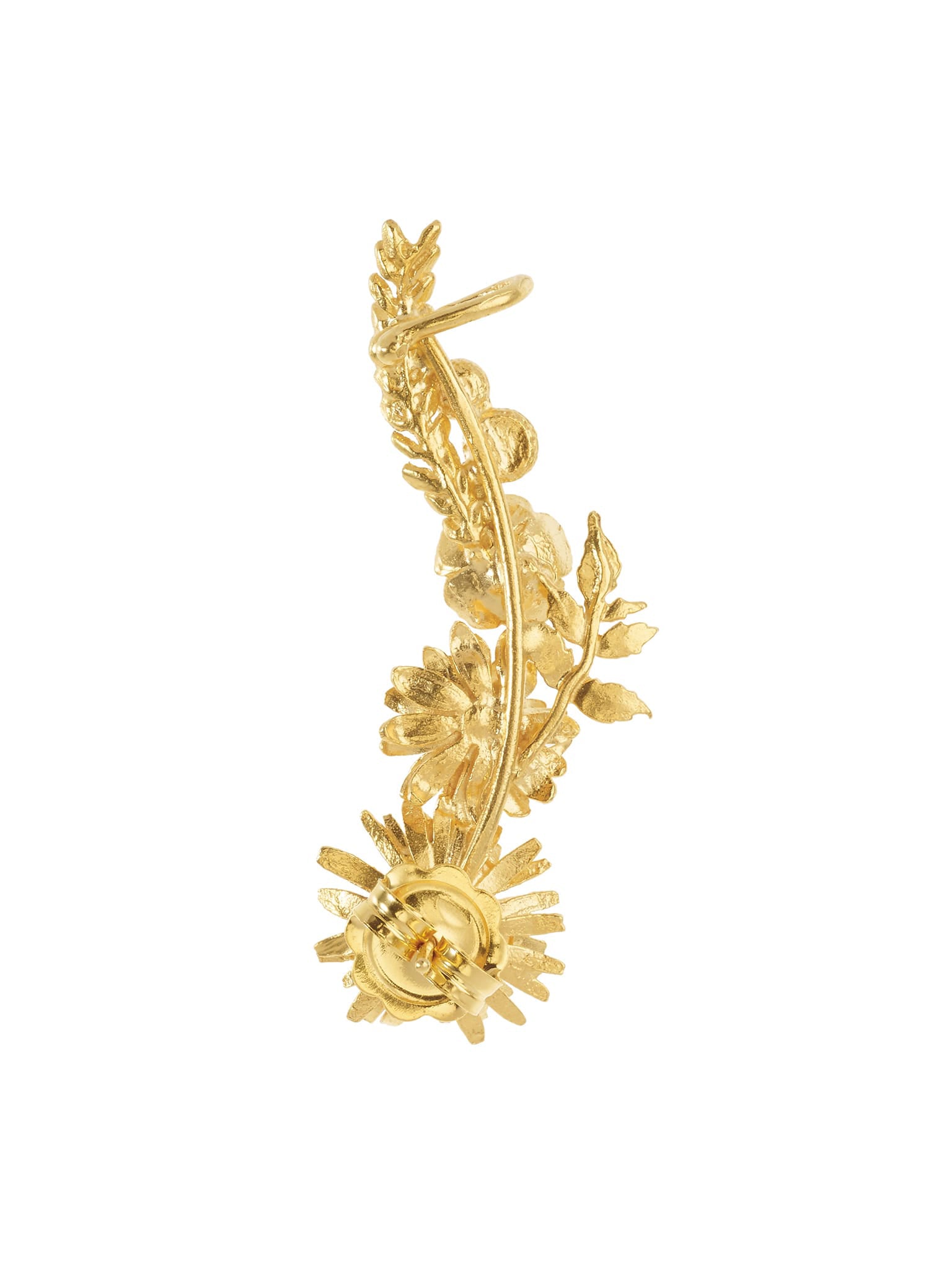 Woodland Garden Ear-Climber - image 3 | gold plate