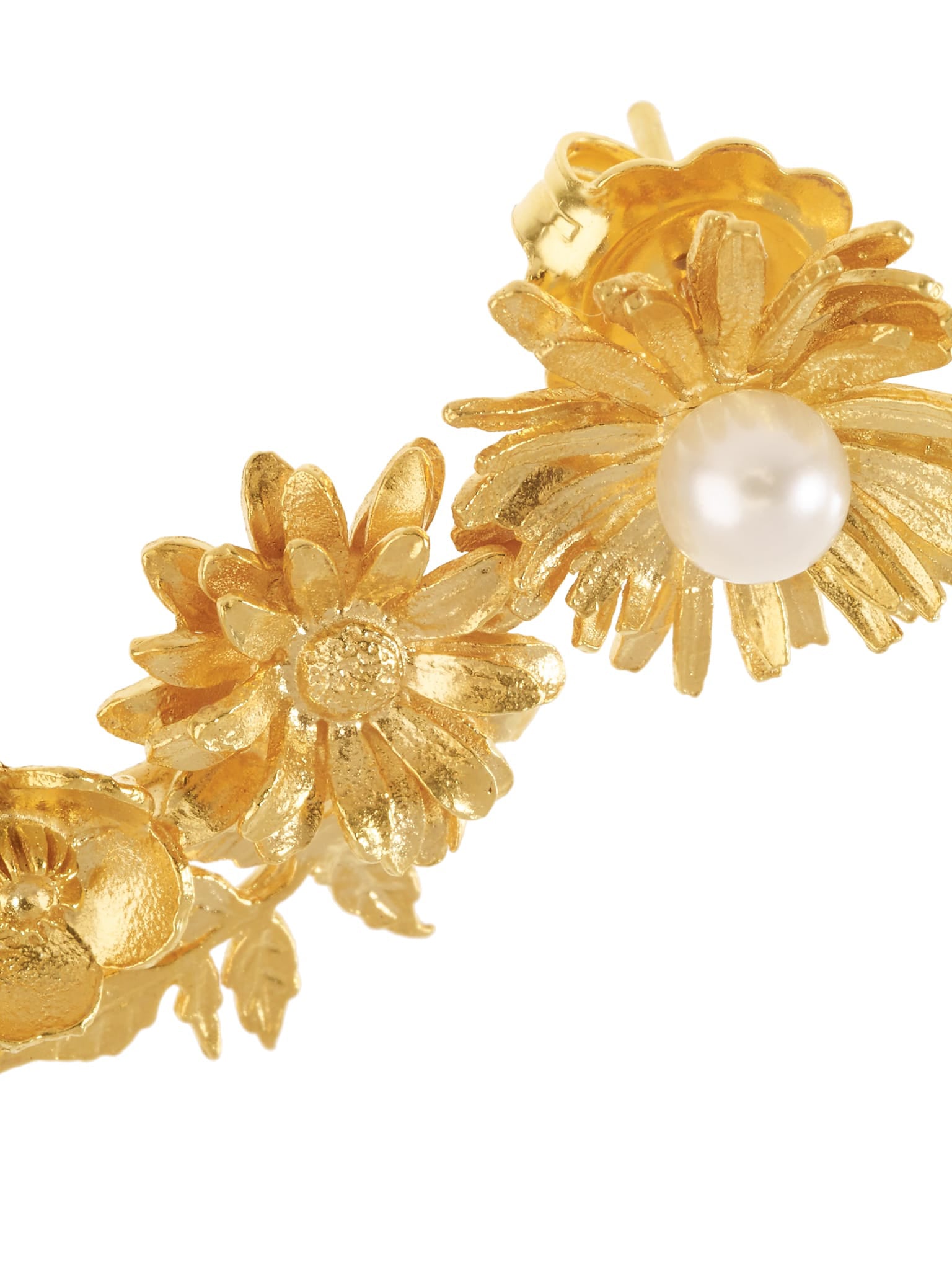 Woodland Garden Ear-Climber - image 4 | gold plate