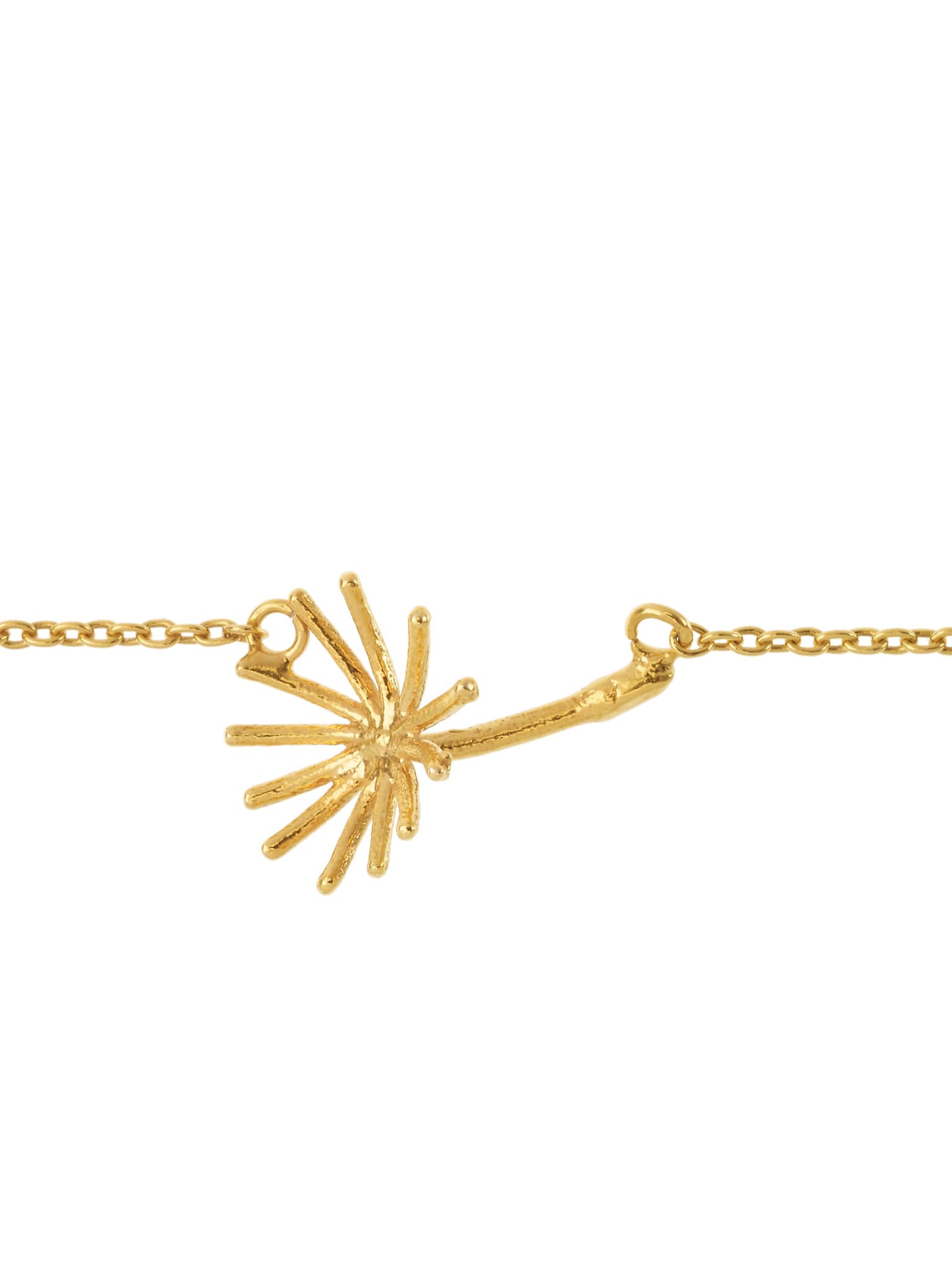 Delicate Dandelion Flyaway Fluff Necklace - image 3 | gold plate