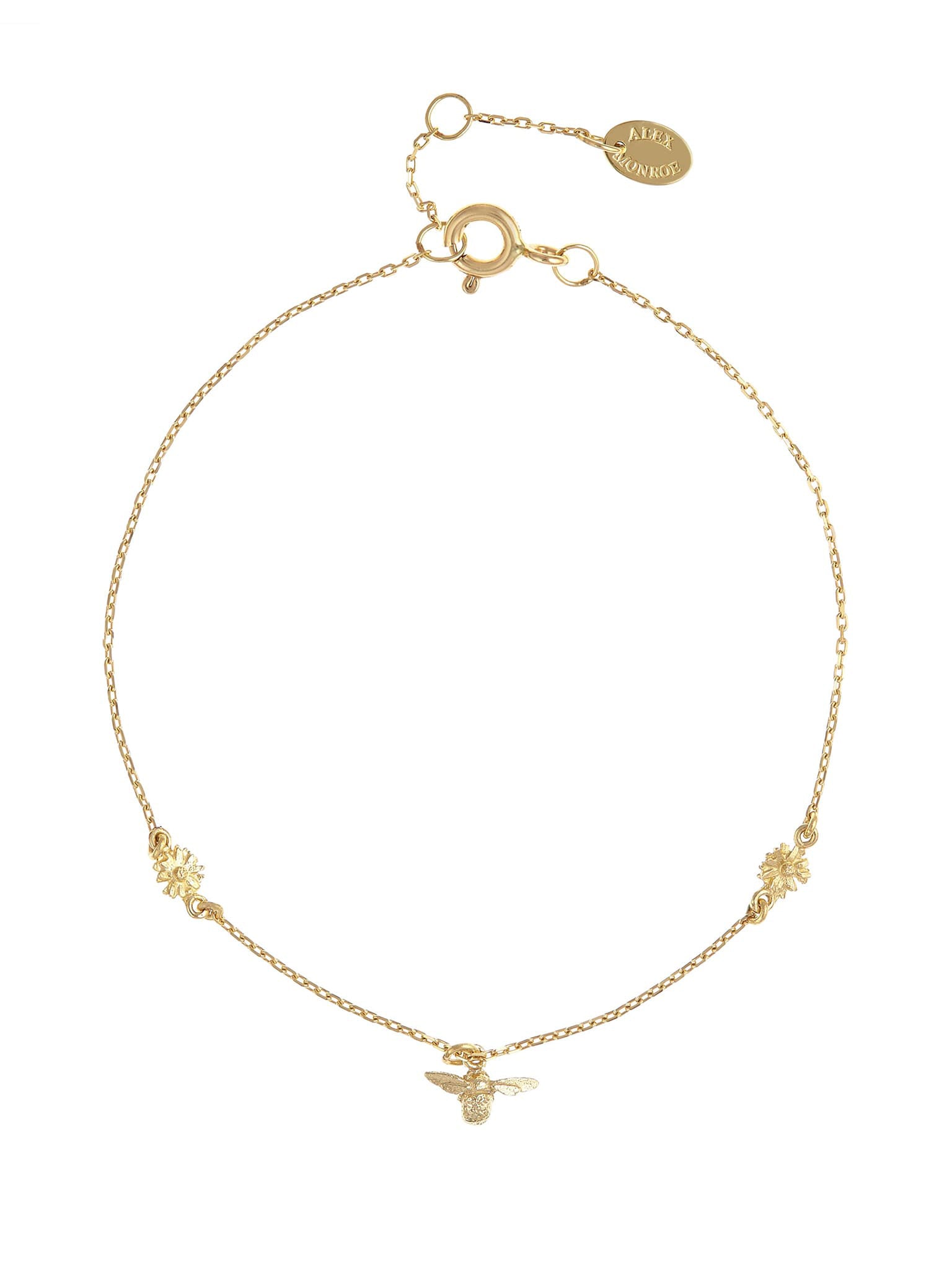 The Beekeeper Floral Chain Bracelet - image 1 | 18ct yellow gold