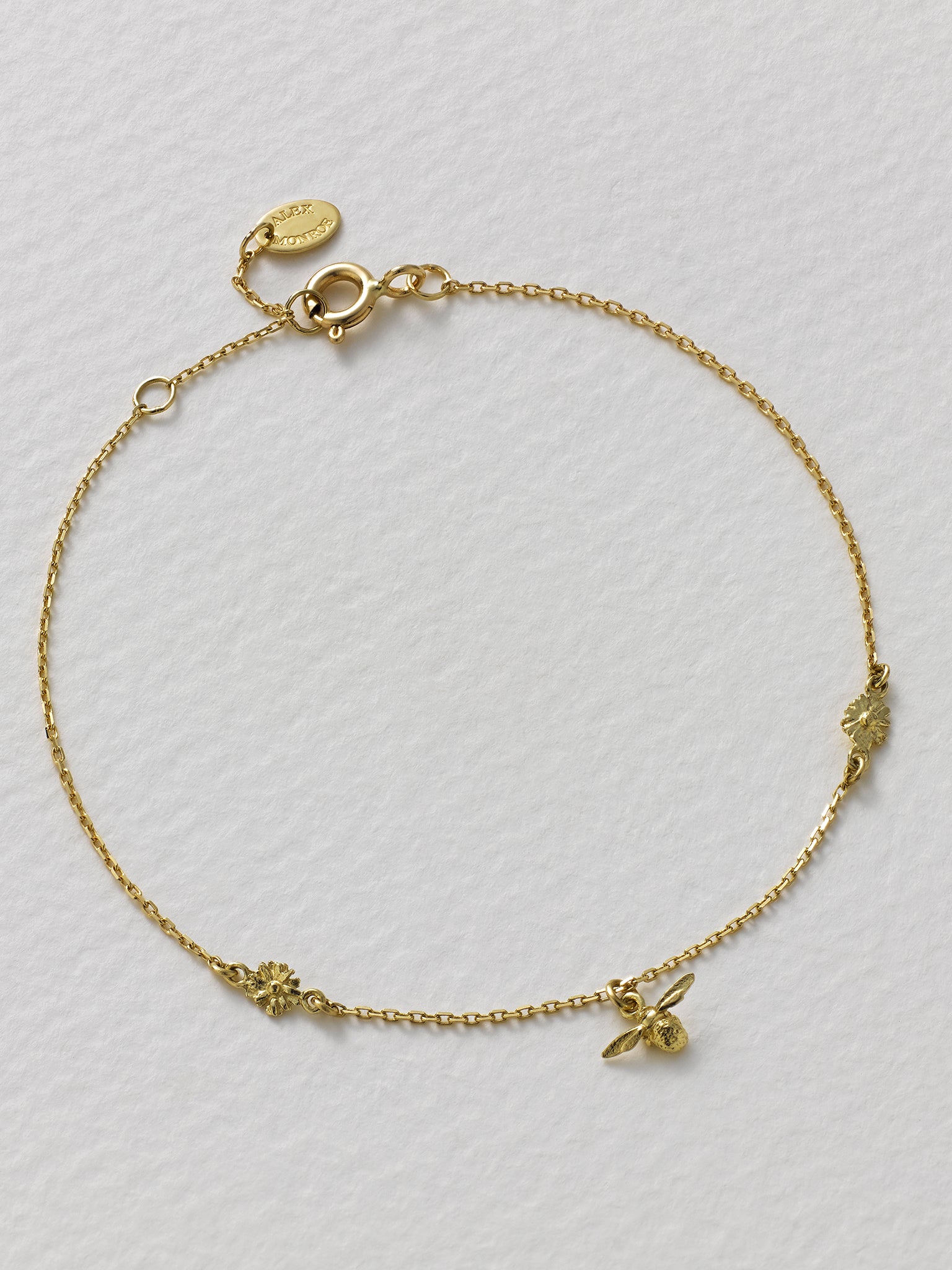 The Beekeeper Floral Chain Bracelet - image 3 | 18ct yellow gold