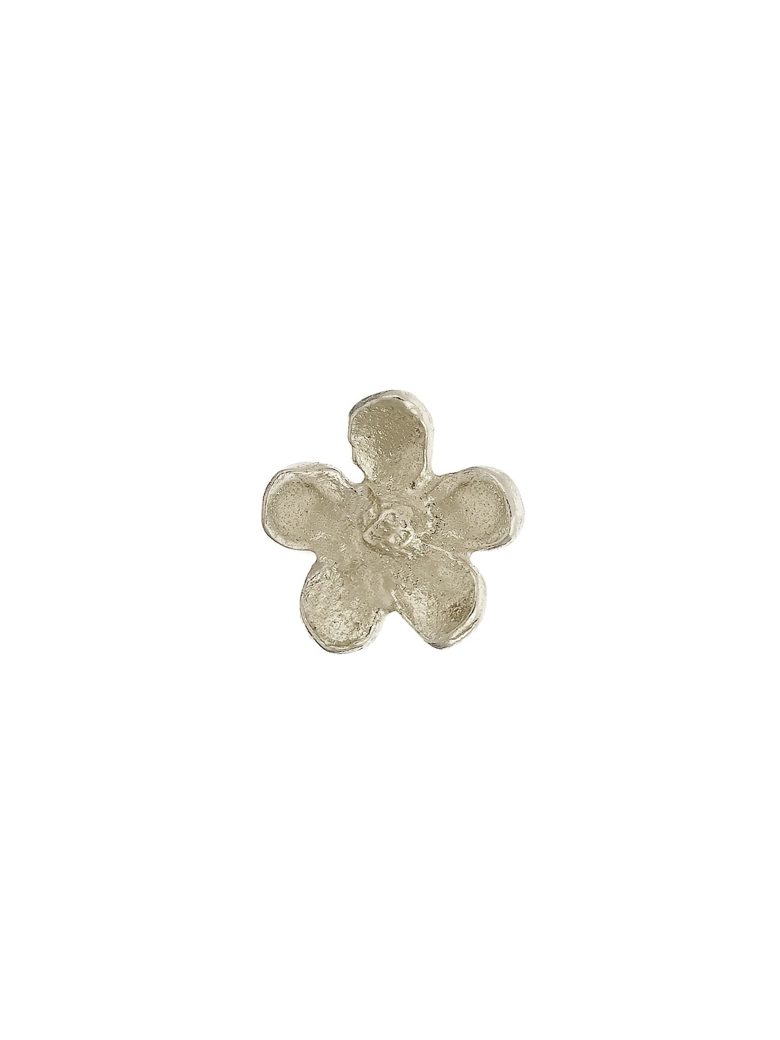 Posy Flower Single Stud Earring - image 5 | 18ct white gold