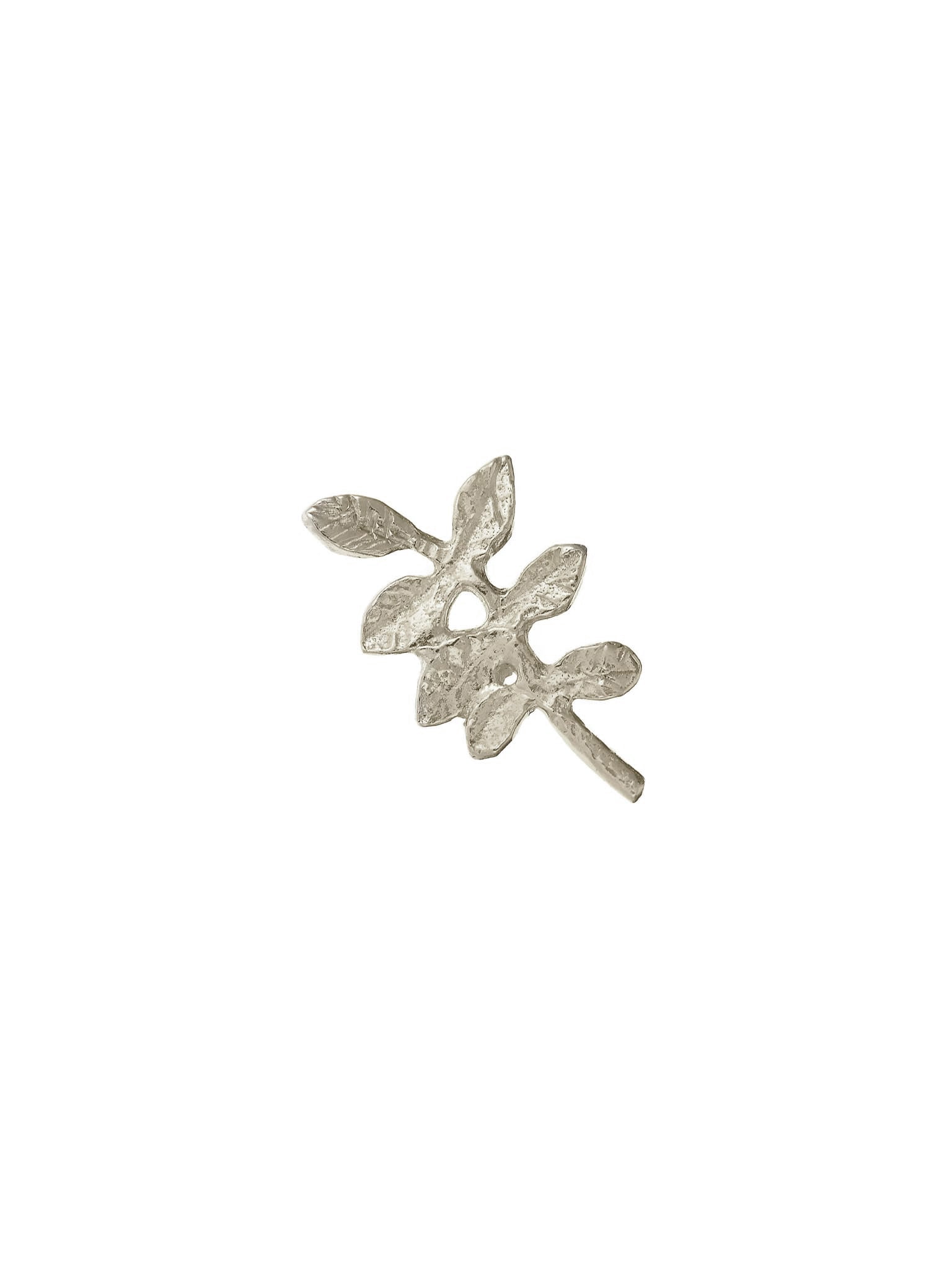 Verity Leaf Single Stud Earring - image 5 | 18ct white gold