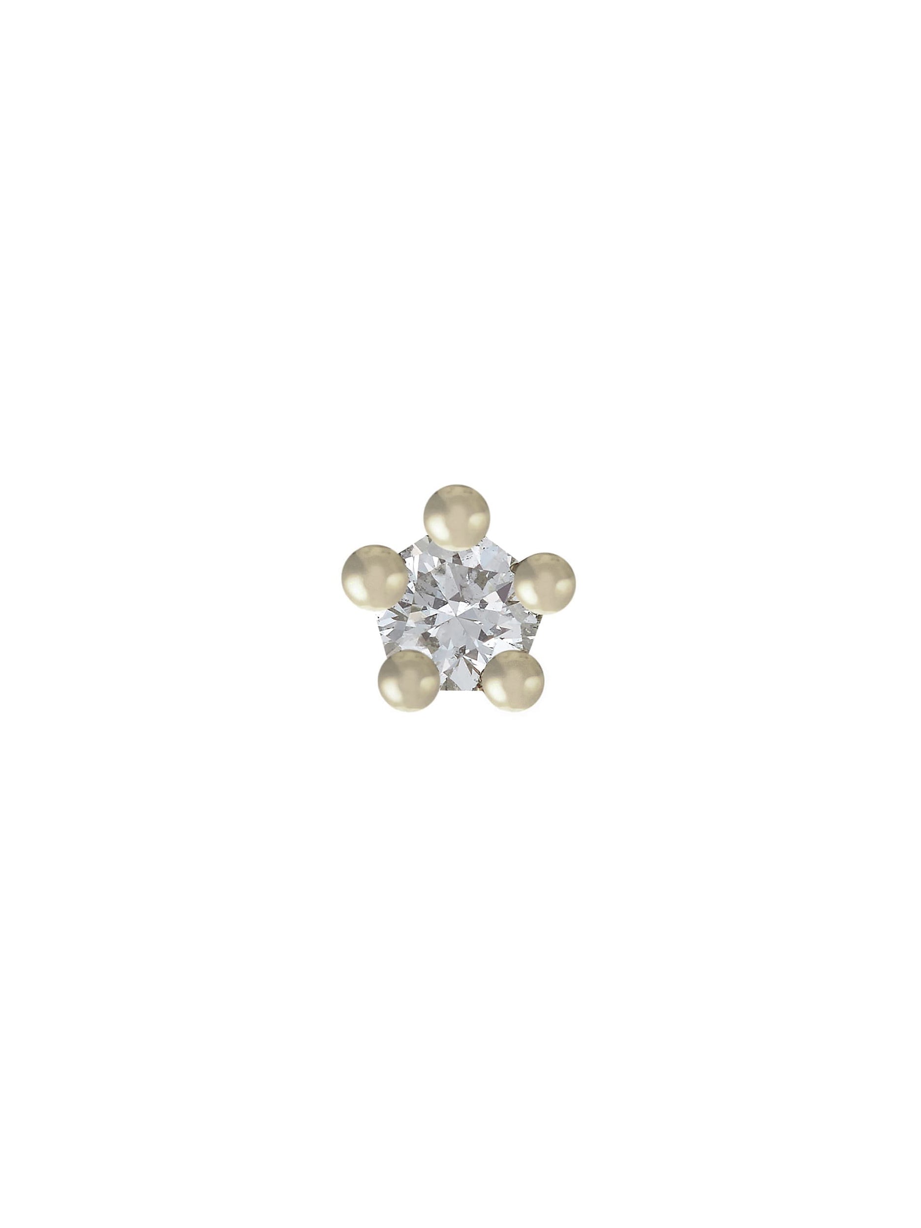Single Diamond Stud Earring - image 5 | 18ct white gold