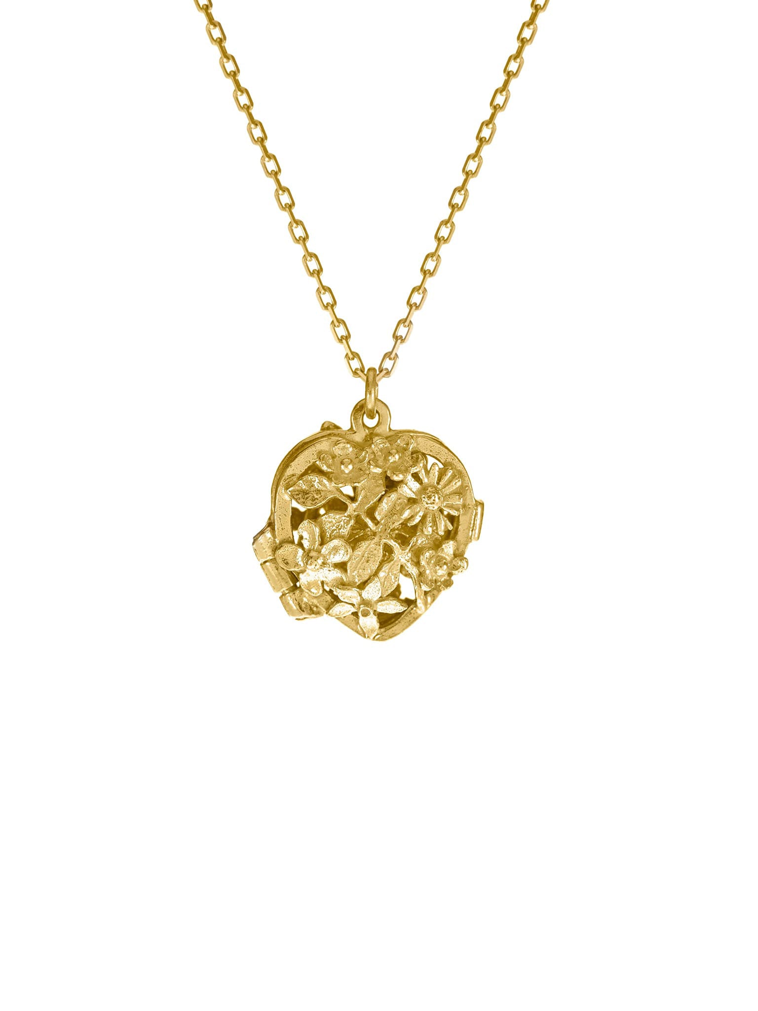 The Beekeeper's Hidden Bee Heart Locket - image 1 | 18ct yellow gold