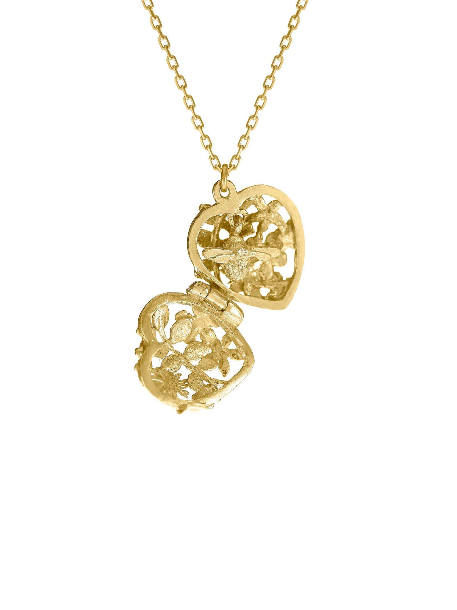 The Beekeeper's Hidden Bee Heart Locket - image 7 | 18ct yellow gold