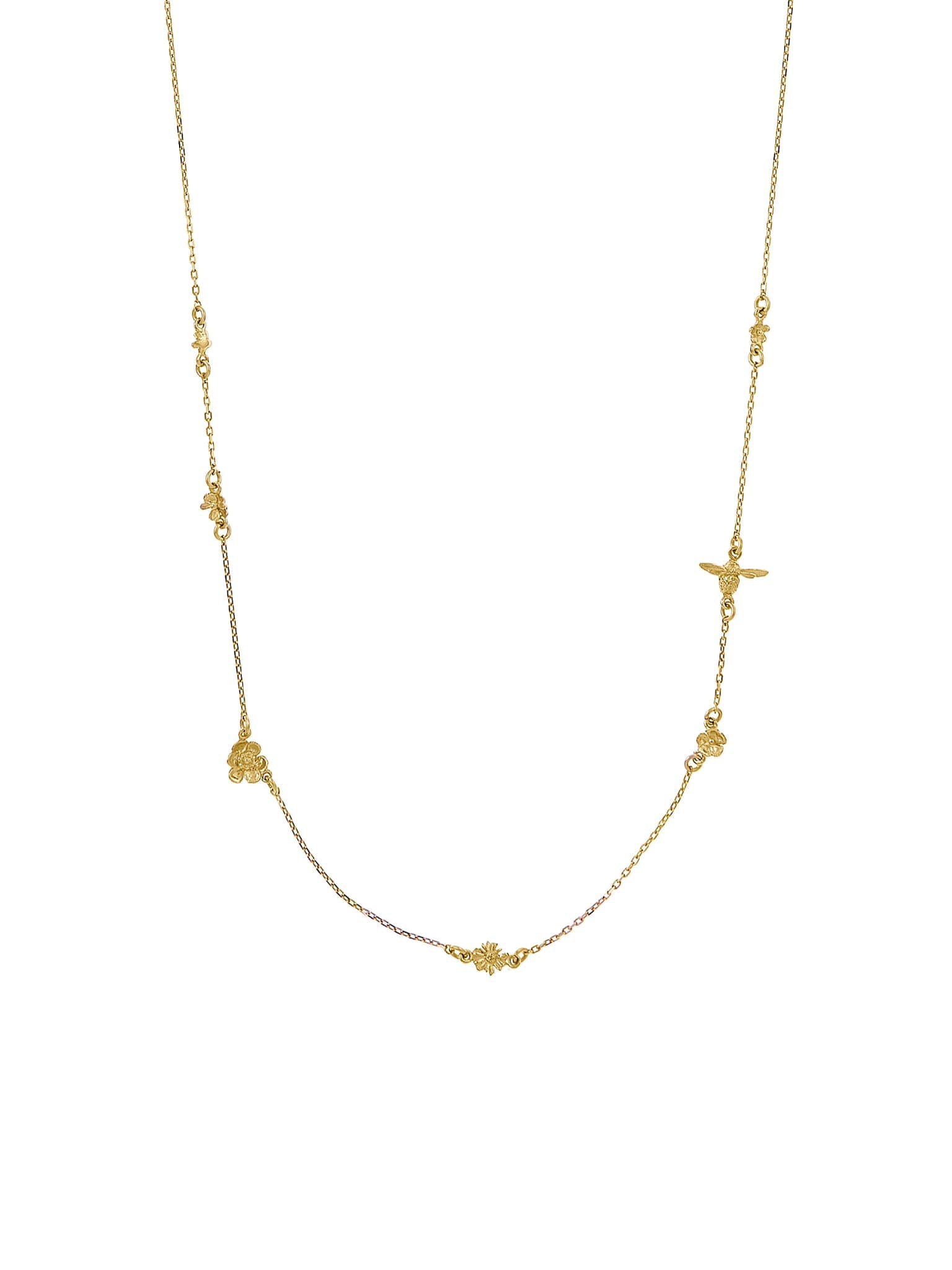 The Beekeeper Floral Chain Necklace - image 1 | 18ct yellow gold