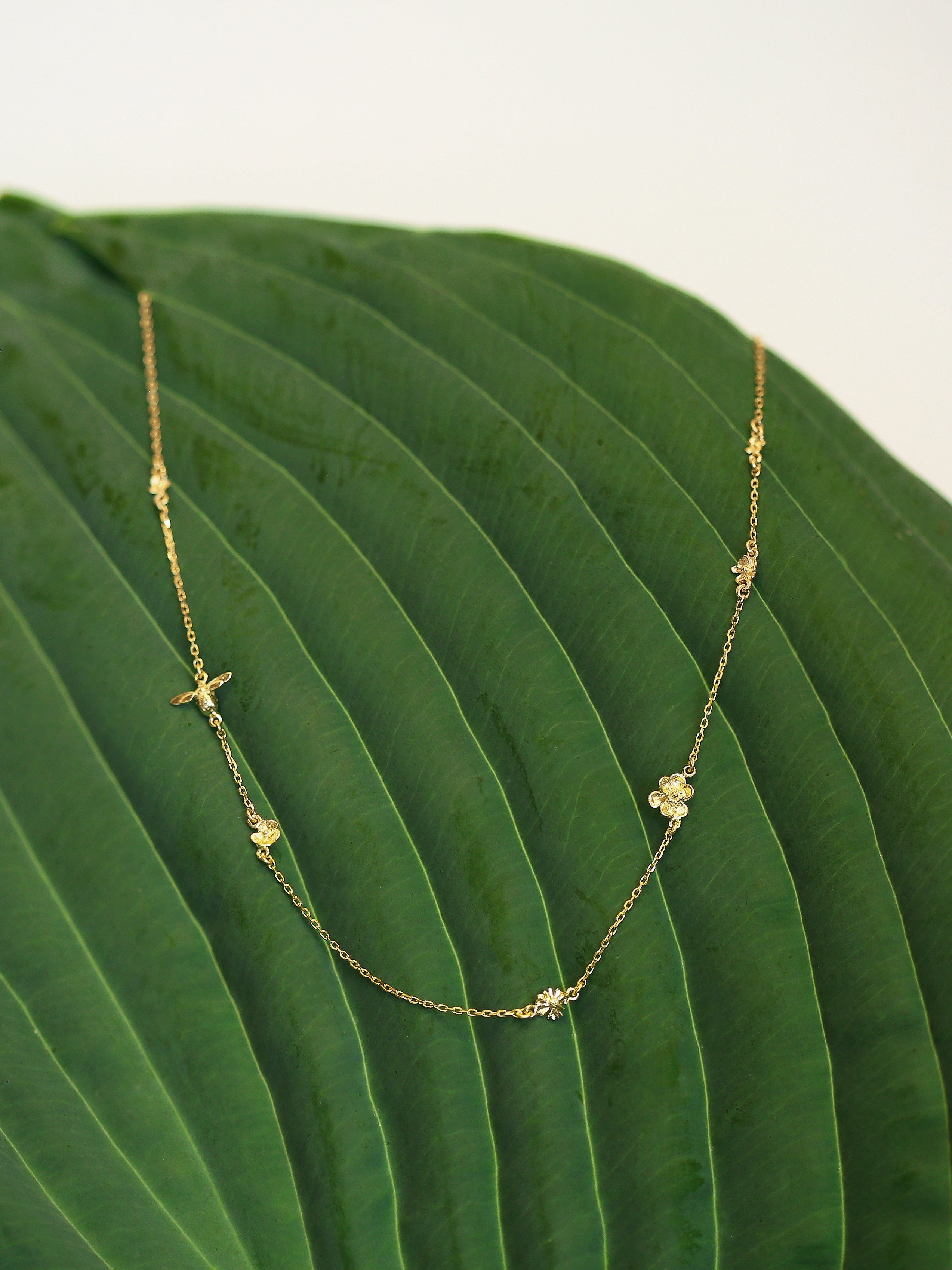 The Beekeeper Floral Chain Necklace - image 3