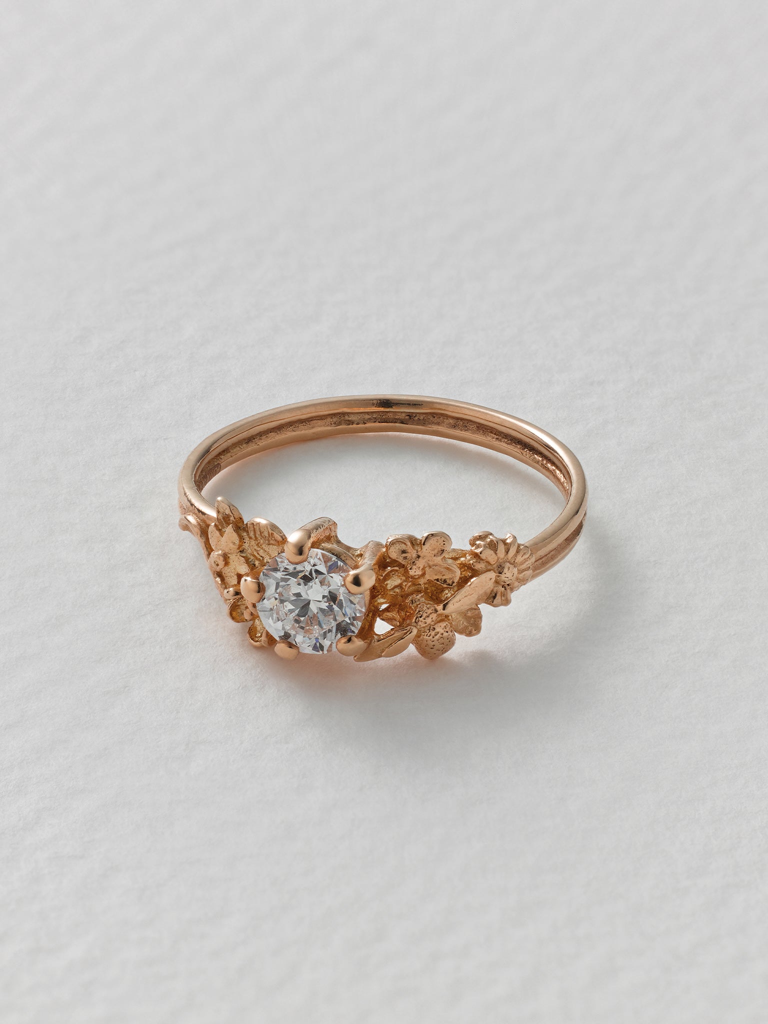 Beekeeper Half Carat Diamond Solitaire Ring - image 6 | 18ct rose gold