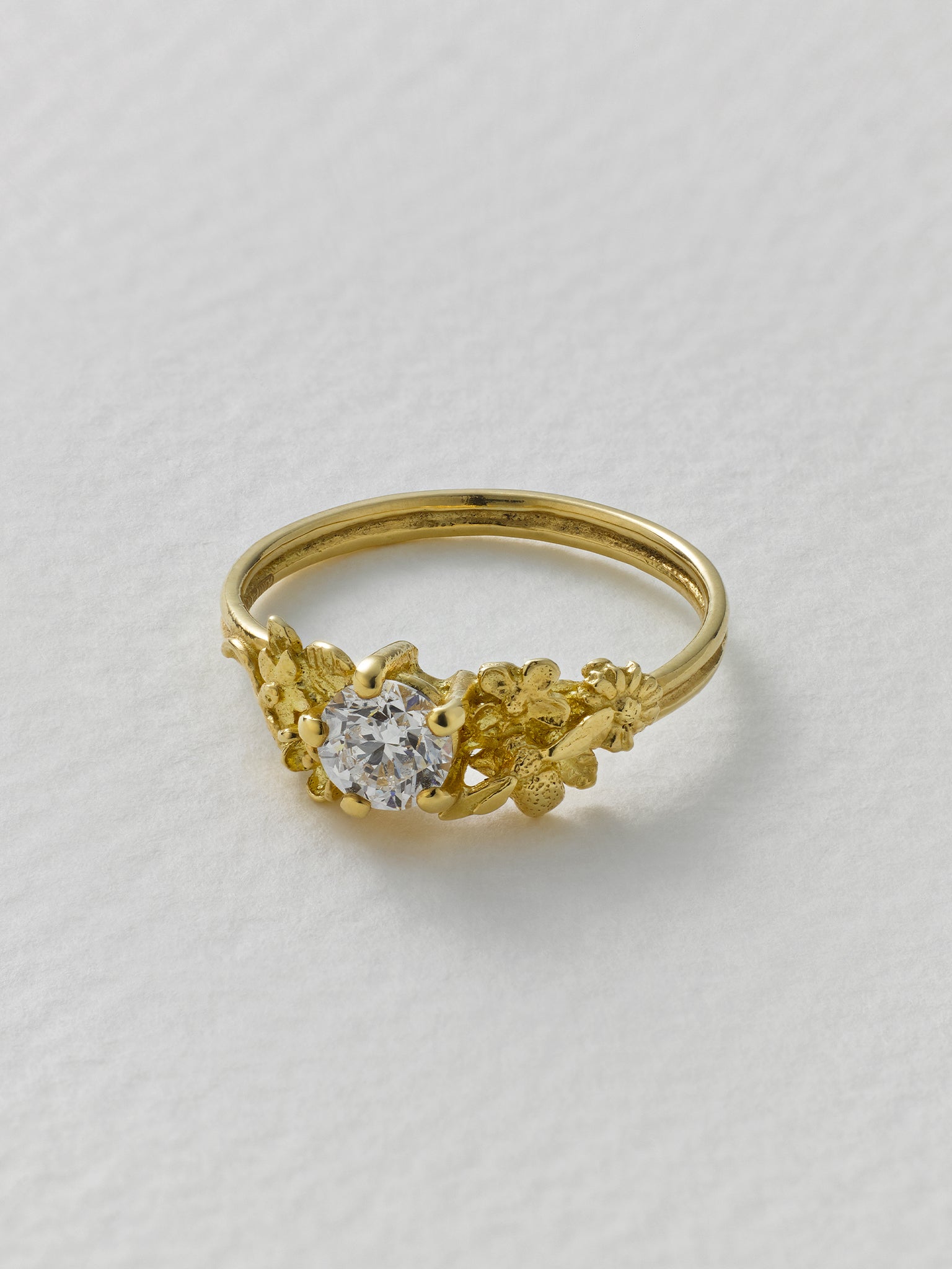 Beekeeper Half Carat Diamond Solitaire Ring - image 2 | 18ct yellow gold