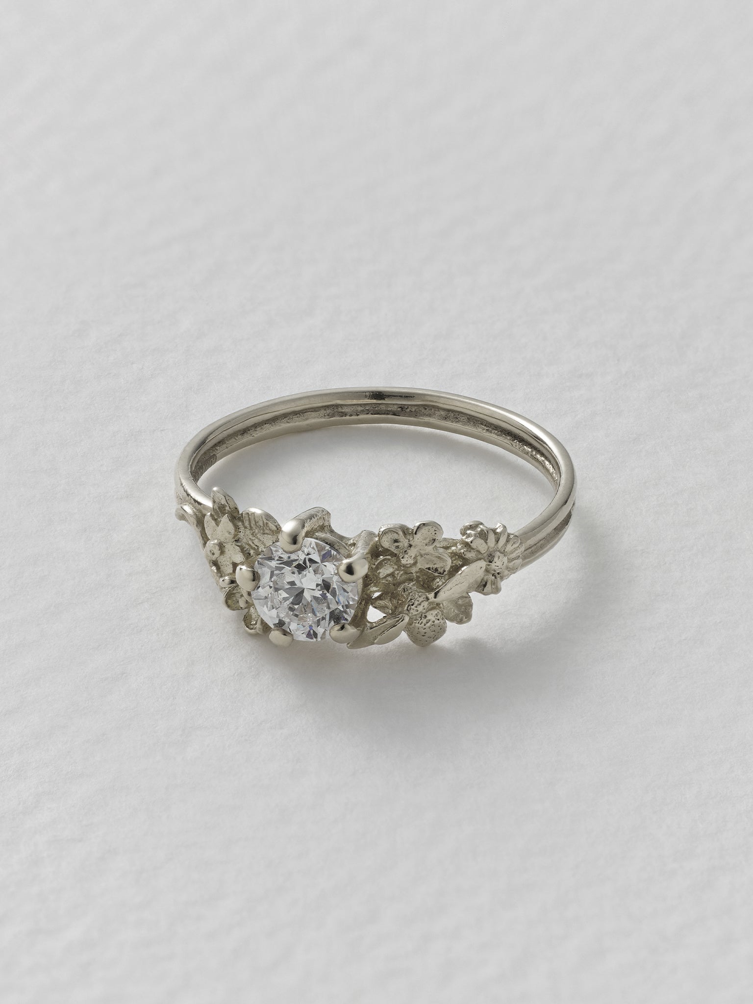 Beekeeper Half Carat Diamond Solitaire Ring - image 8 | platinum