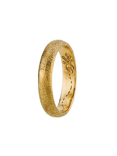 4mm Bee Texture Band with Hidden Engraving