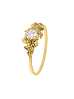 Beekeeper Ring with 0.25ct Oval Diamond