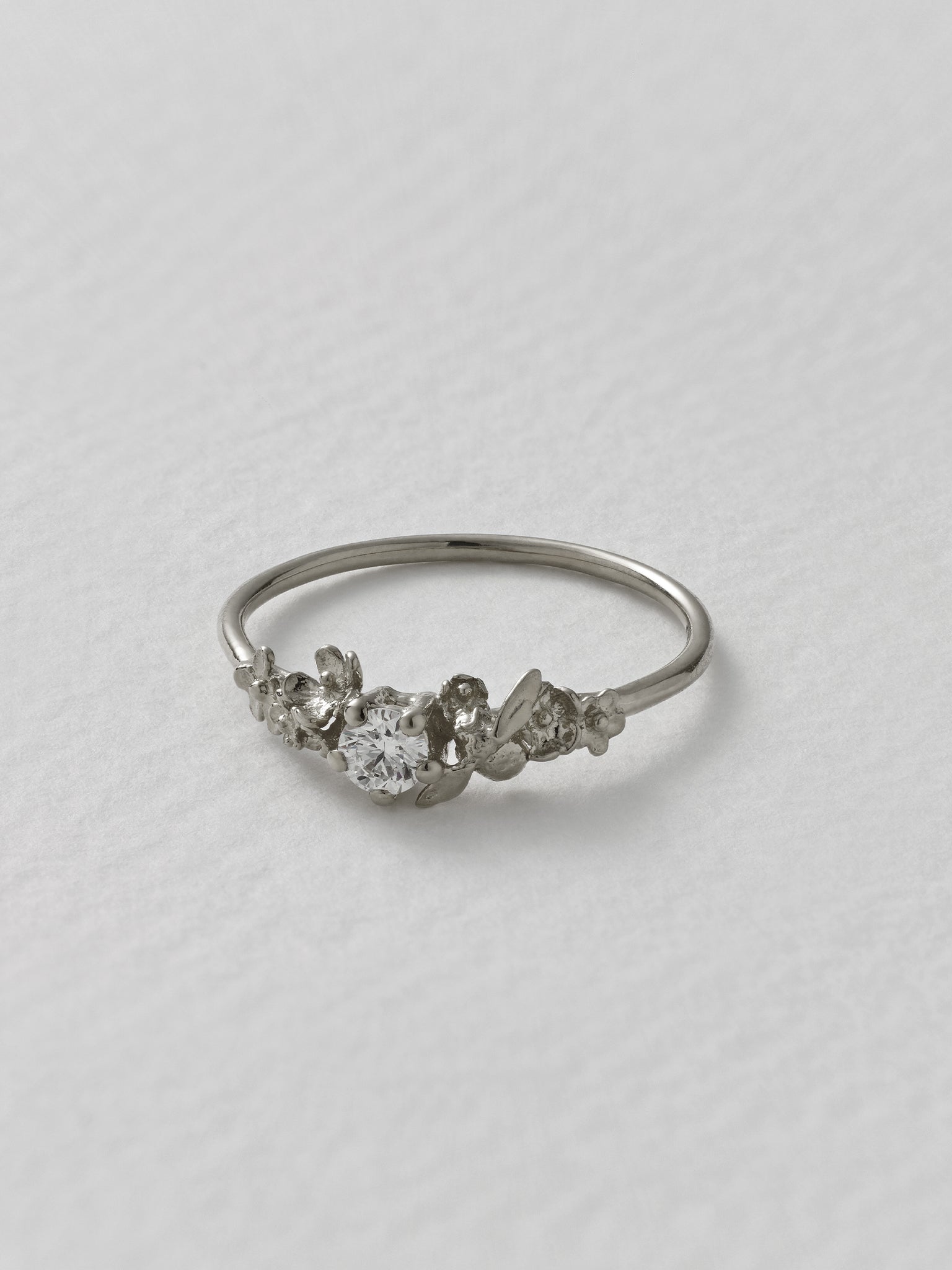 Beekeeper Garden Ring with 0.11ct Diamond - image 5 | 18ct white gold