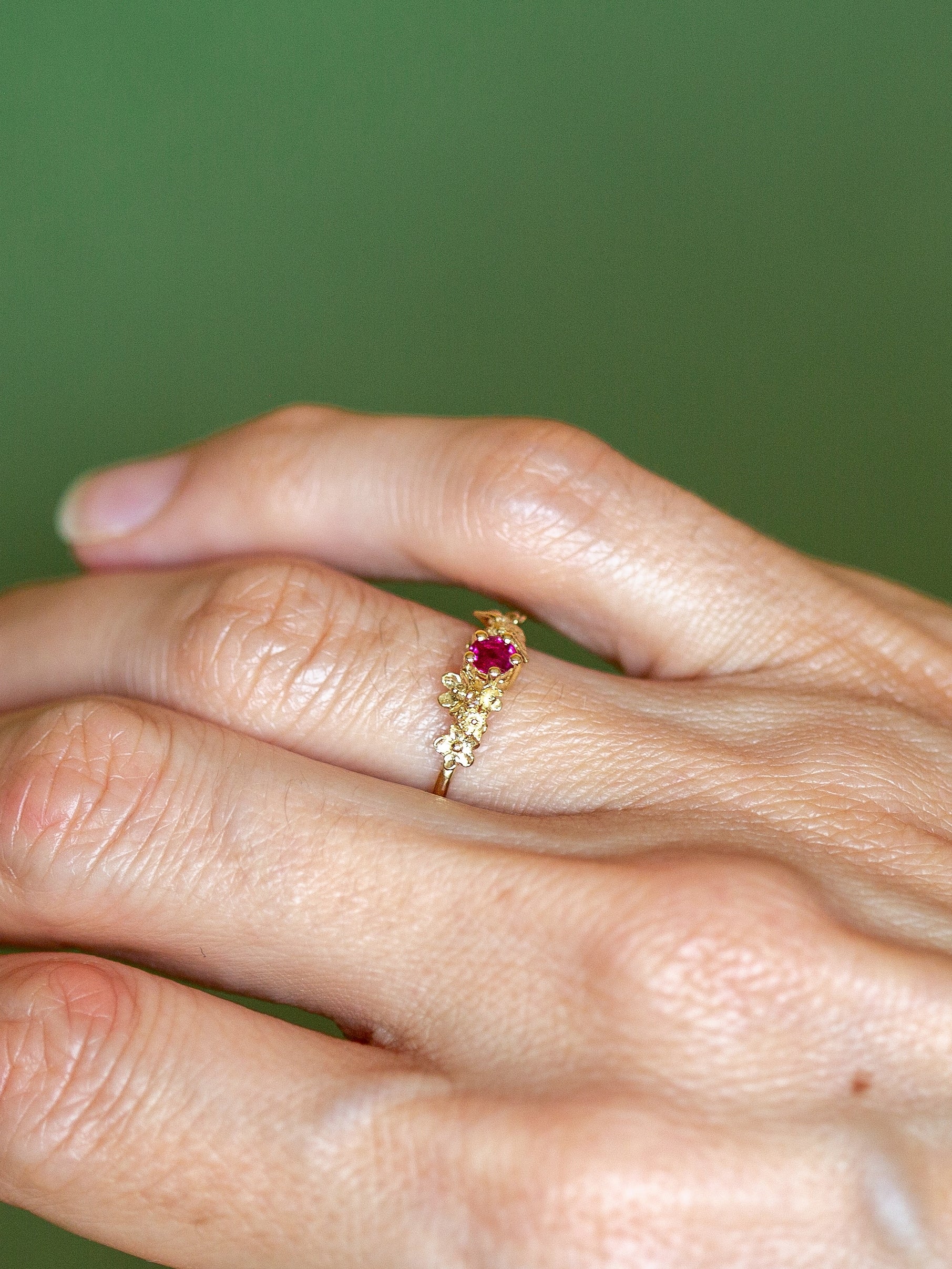 Ruby Beekeeper Garden Ring - image 4