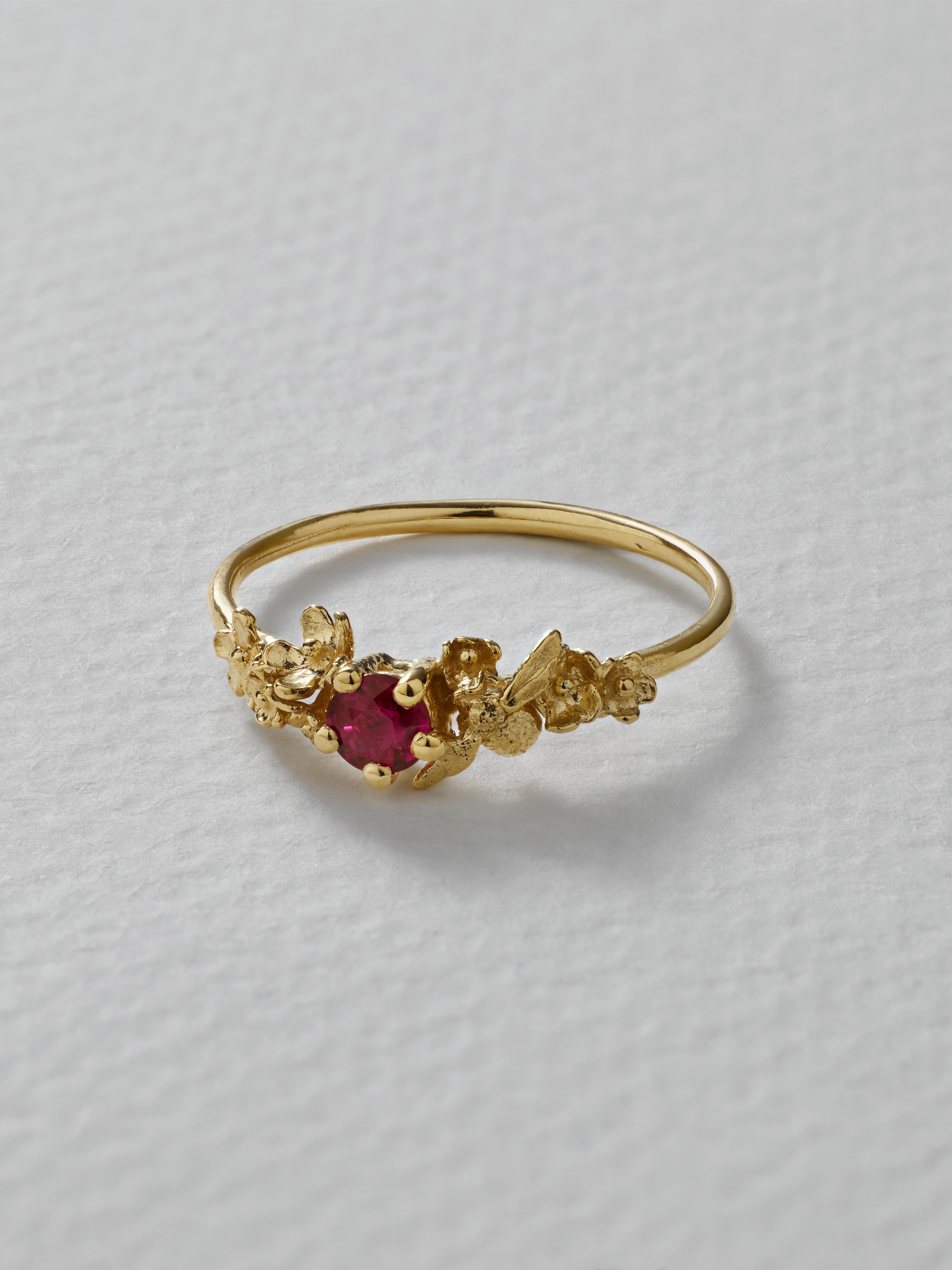 Ruby Beekeeper Garden Ring - image 5