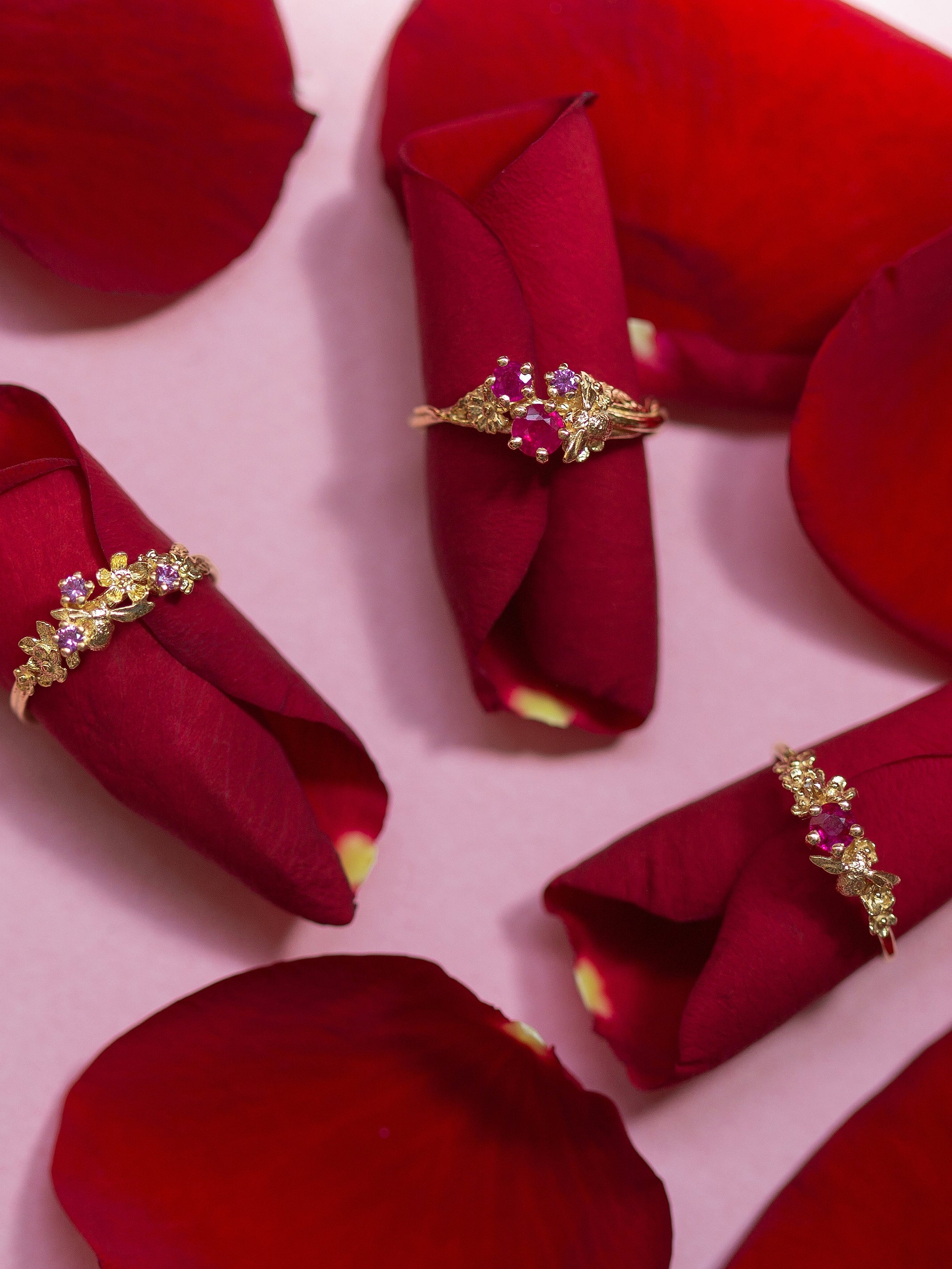 Ruby Beekeeper Twist Ring - image 3